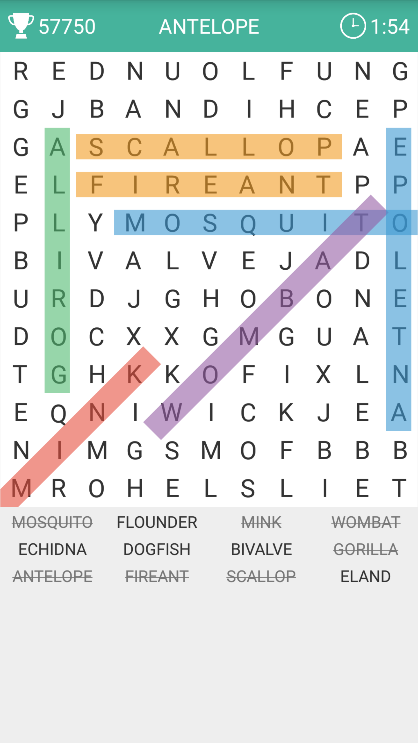 اسکرین شات 6 بازی Word Search