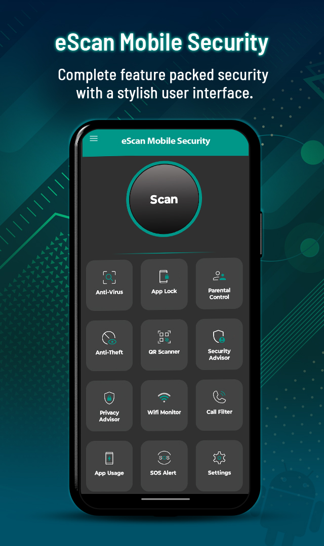 اسکرین شات 1 برنامه eScan Mobile Security