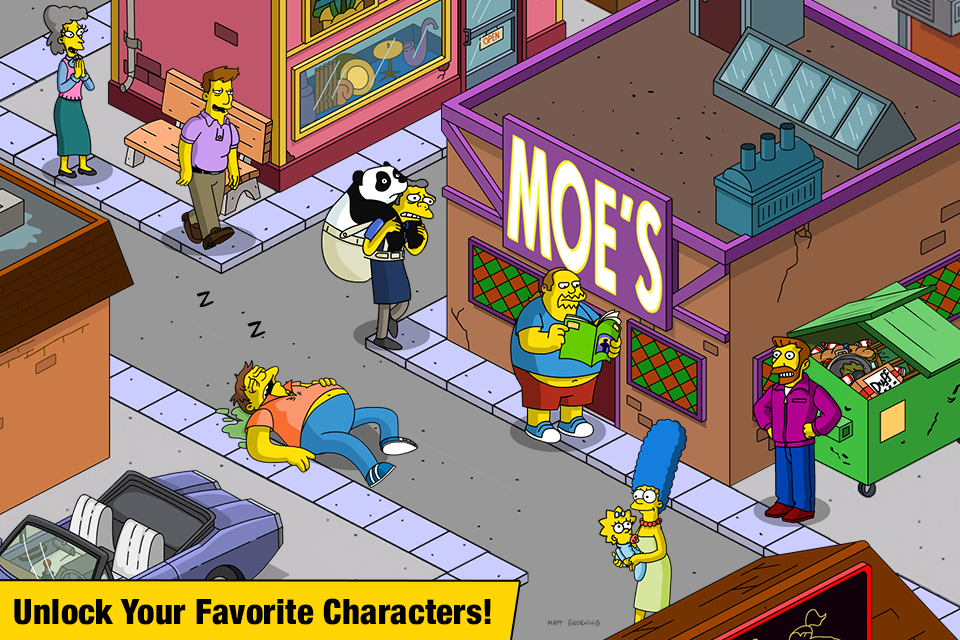 اسکرین شات 2 بازی The Simpsons™: Tapped Out