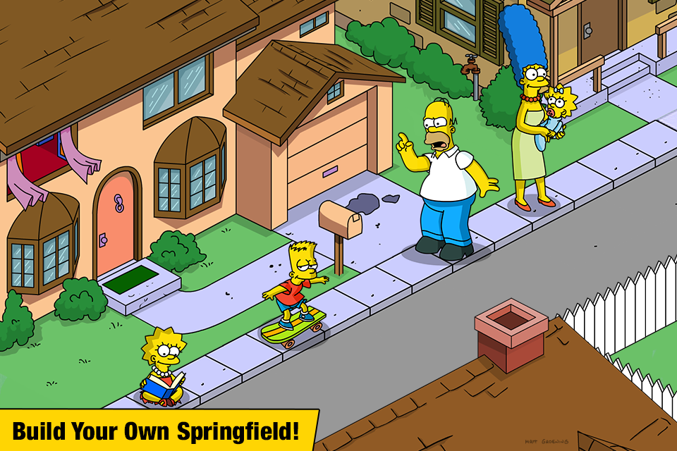 اسکرین شات 1 بازی The Simpsons™: Tapped Out