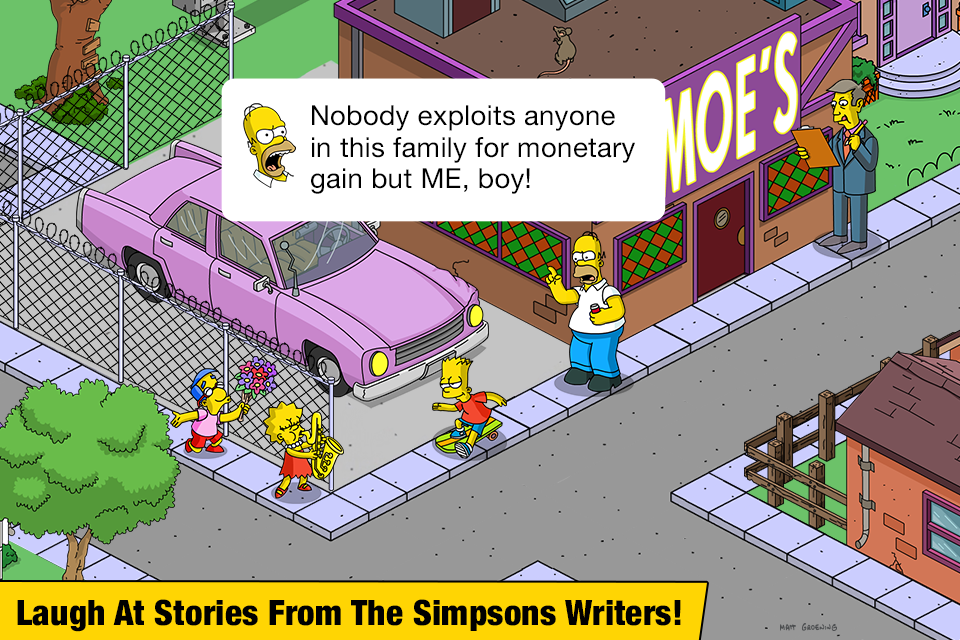 اسکرین شات 5 بازی The Simpsons™: Tapped Out