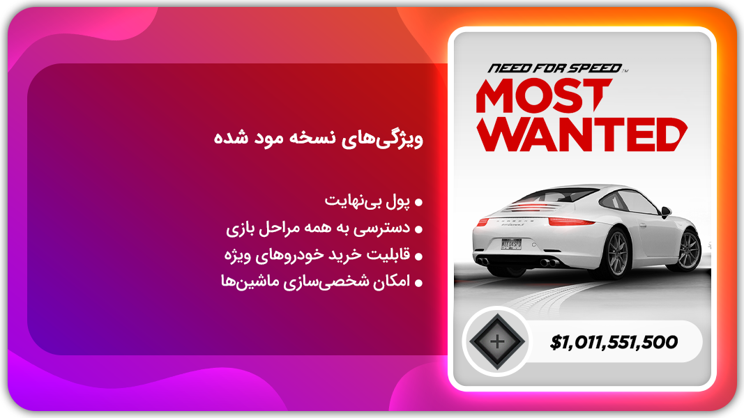 اسکرین شات 1 بازی نید فور اسپید ماست وانتد | نسخه مود شده