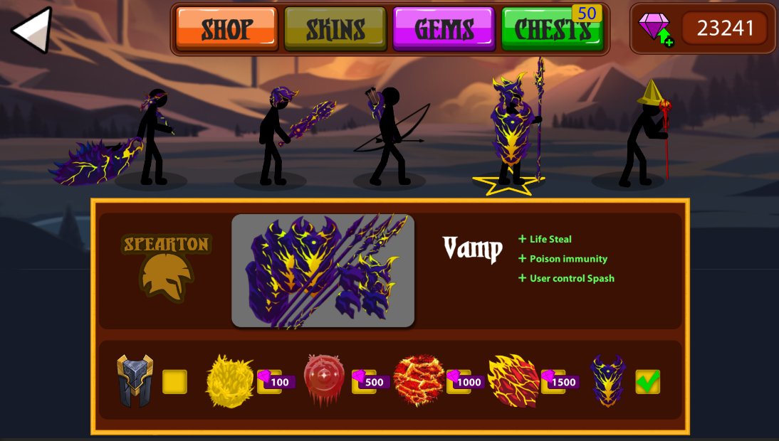 اسکرین شات بازی Stickman War : Infinity battle 3