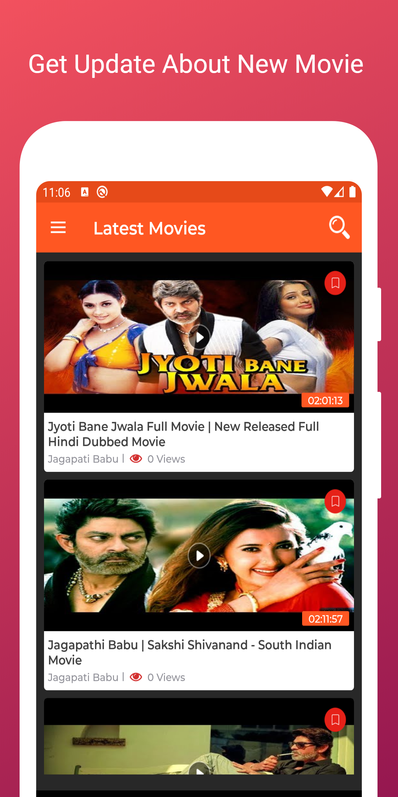 اسکرین شات 7 برنامه South Indian Hindi Movies