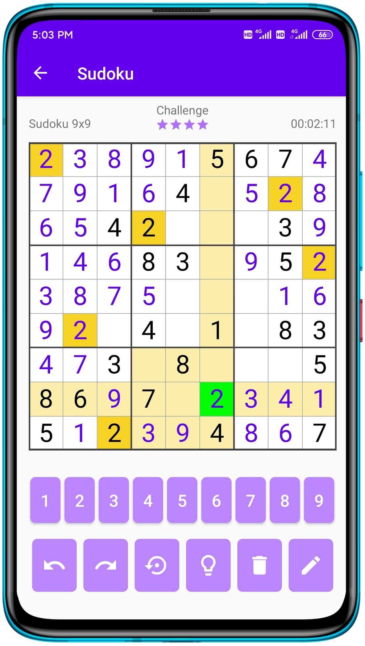 اسکرین شات 6 بازی Sudoku - Classic Sudoku Puzzle