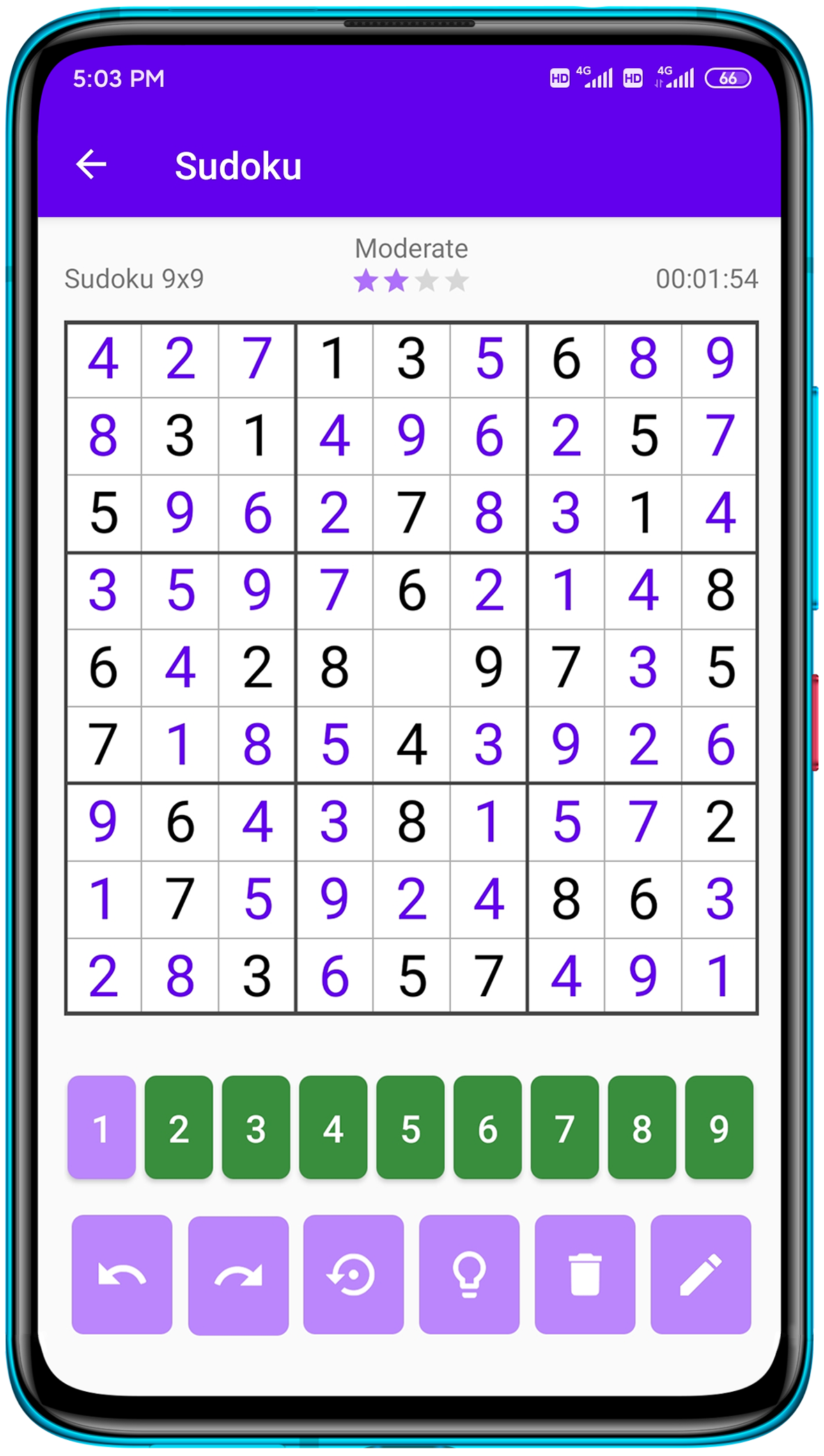 اسکرین شات 7 بازی Sudoku - Classic Sudoku Puzzle