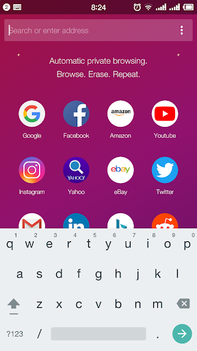 اسکرین شات 7 برنامه Private Browser - Smart Browser, Privacy Browser
