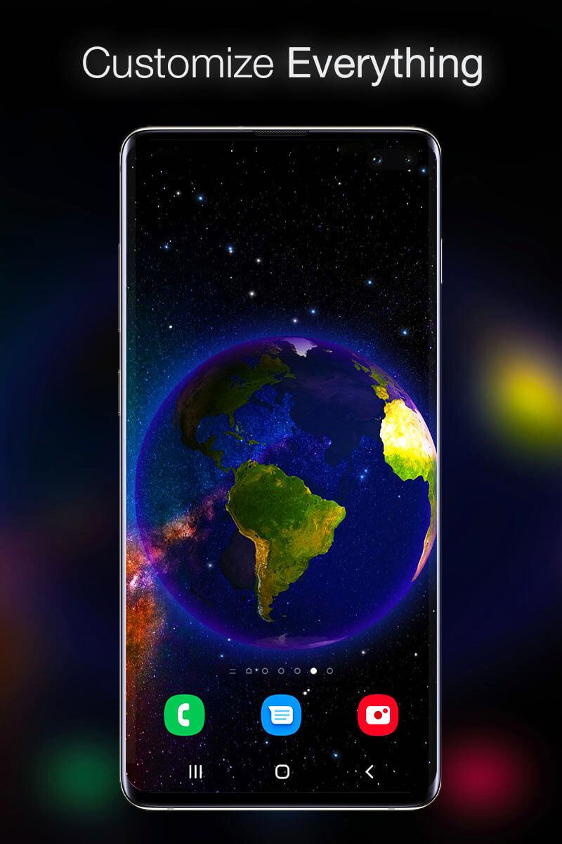 اسکرین شات 5 برنامه Earth 3D Live Wallpaper