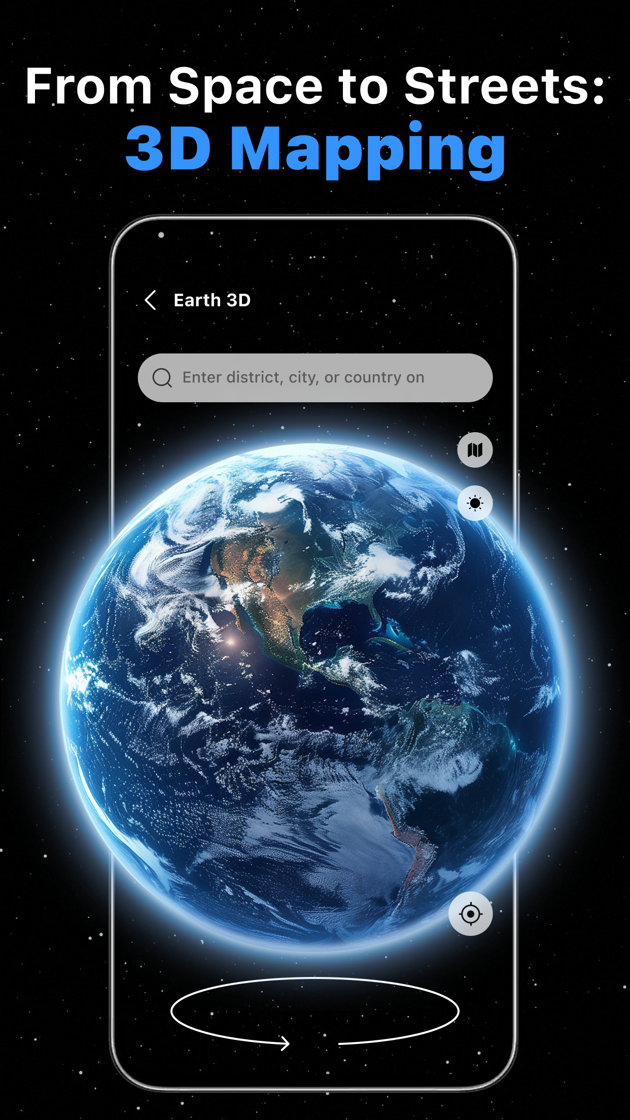 اسکرین شات 2 برنامه Live Earth Map & Satellite