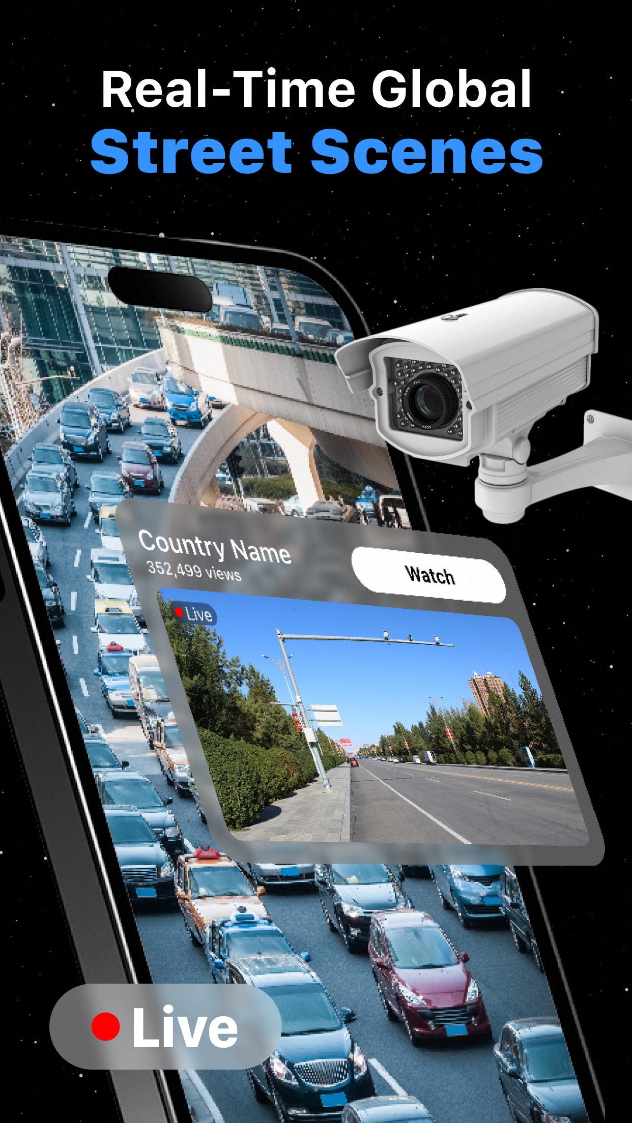 اسکرین شات 1 برنامه Live Earth Map & Satellite