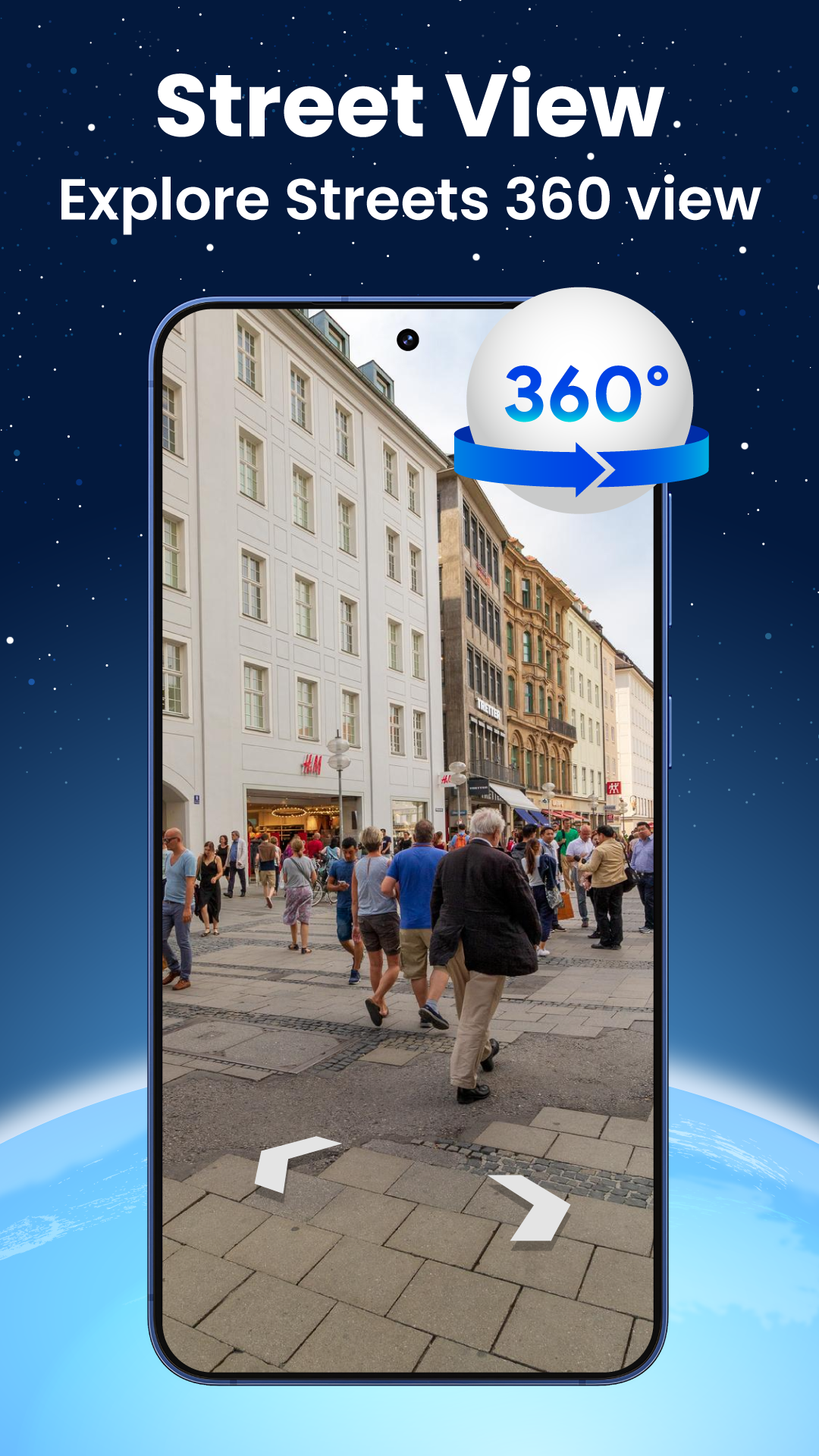 اسکرین شات 3 برنامه Live World Map: Satellite View