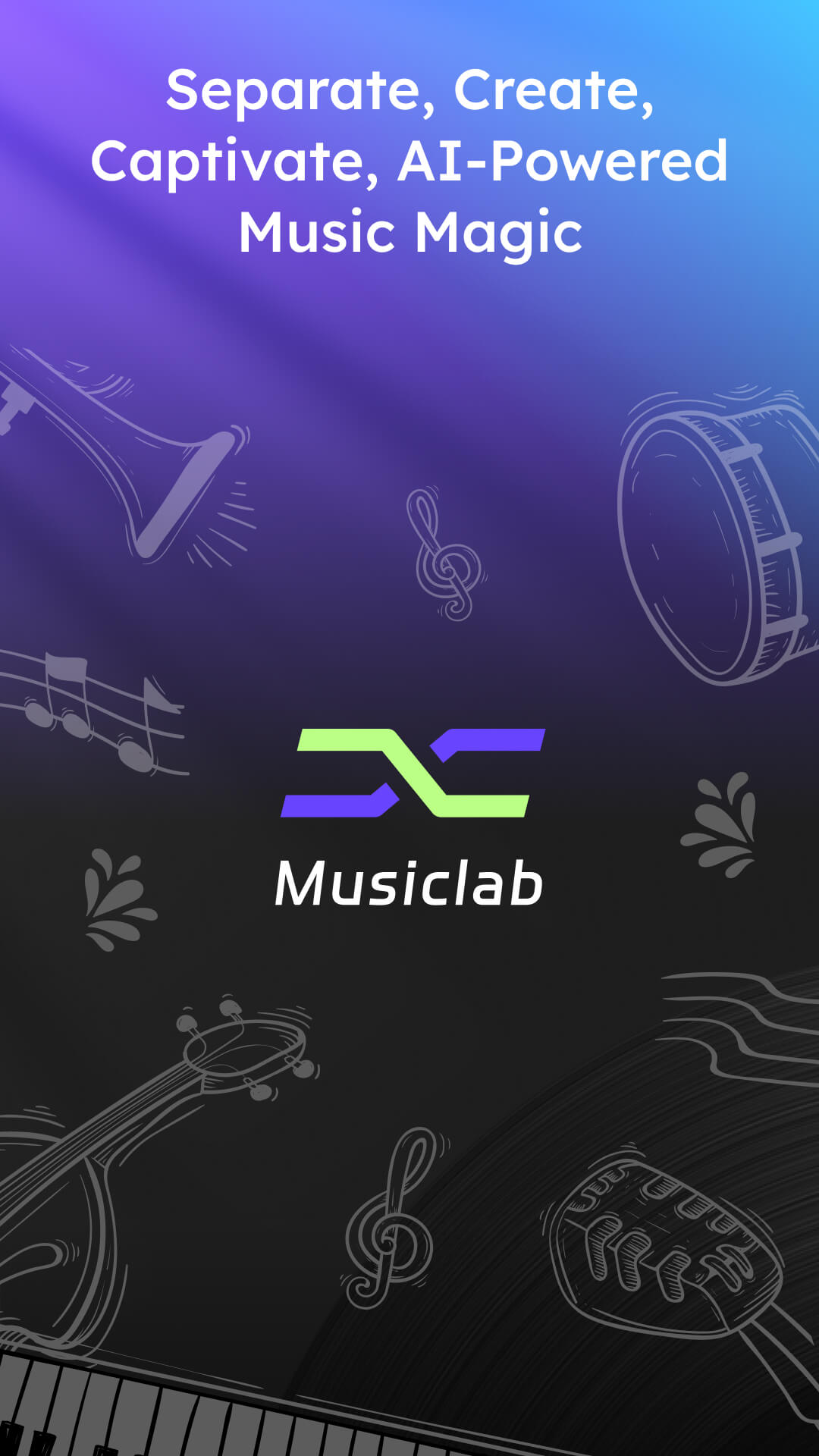 اسکرین شات 1 برنامه Vocal Remover - Musiclab