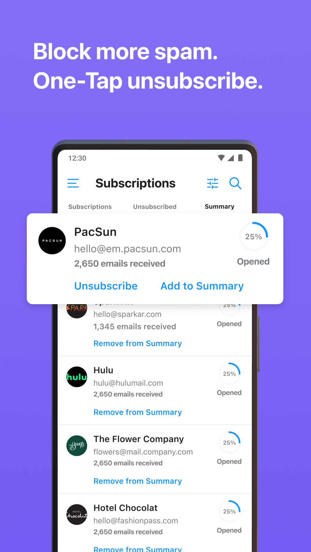 اسکرین شات 3 برنامه Email - Fast & Secure Mail