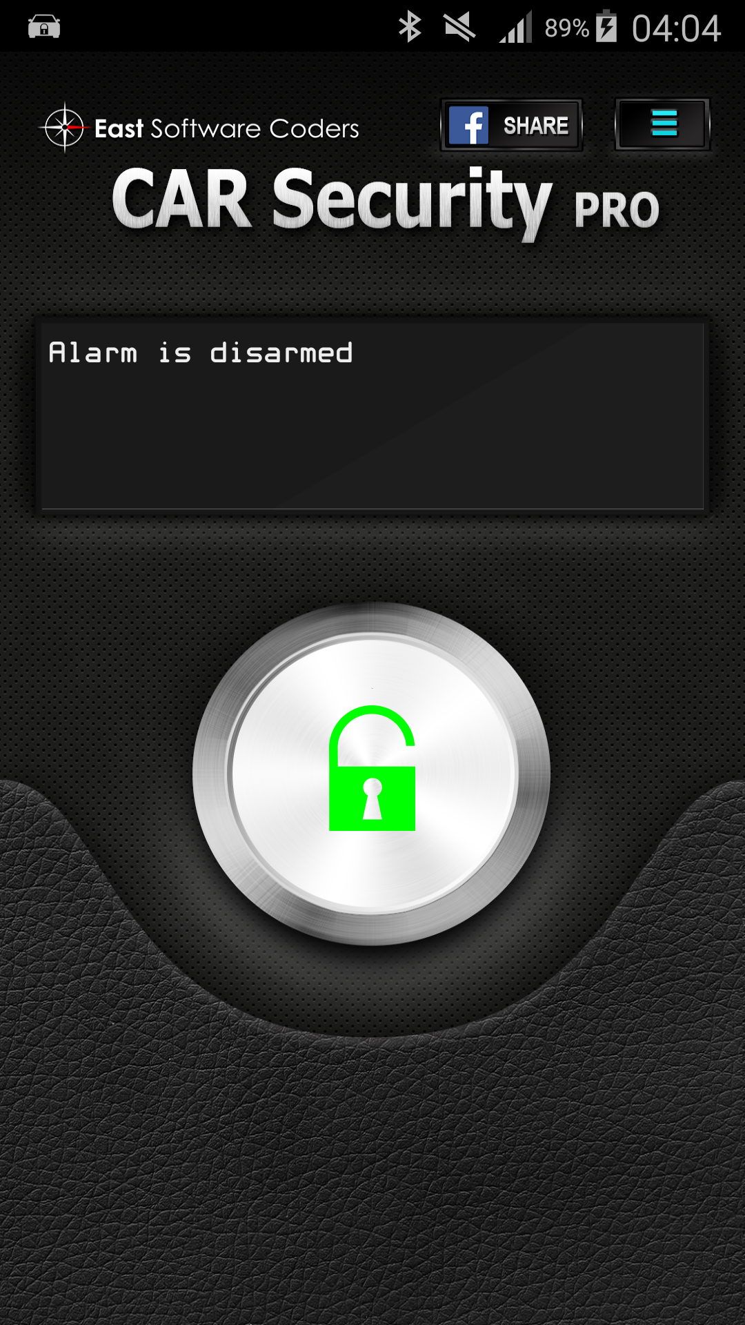 اسکرین شات 1 برنامه Car Security Alarm Pro