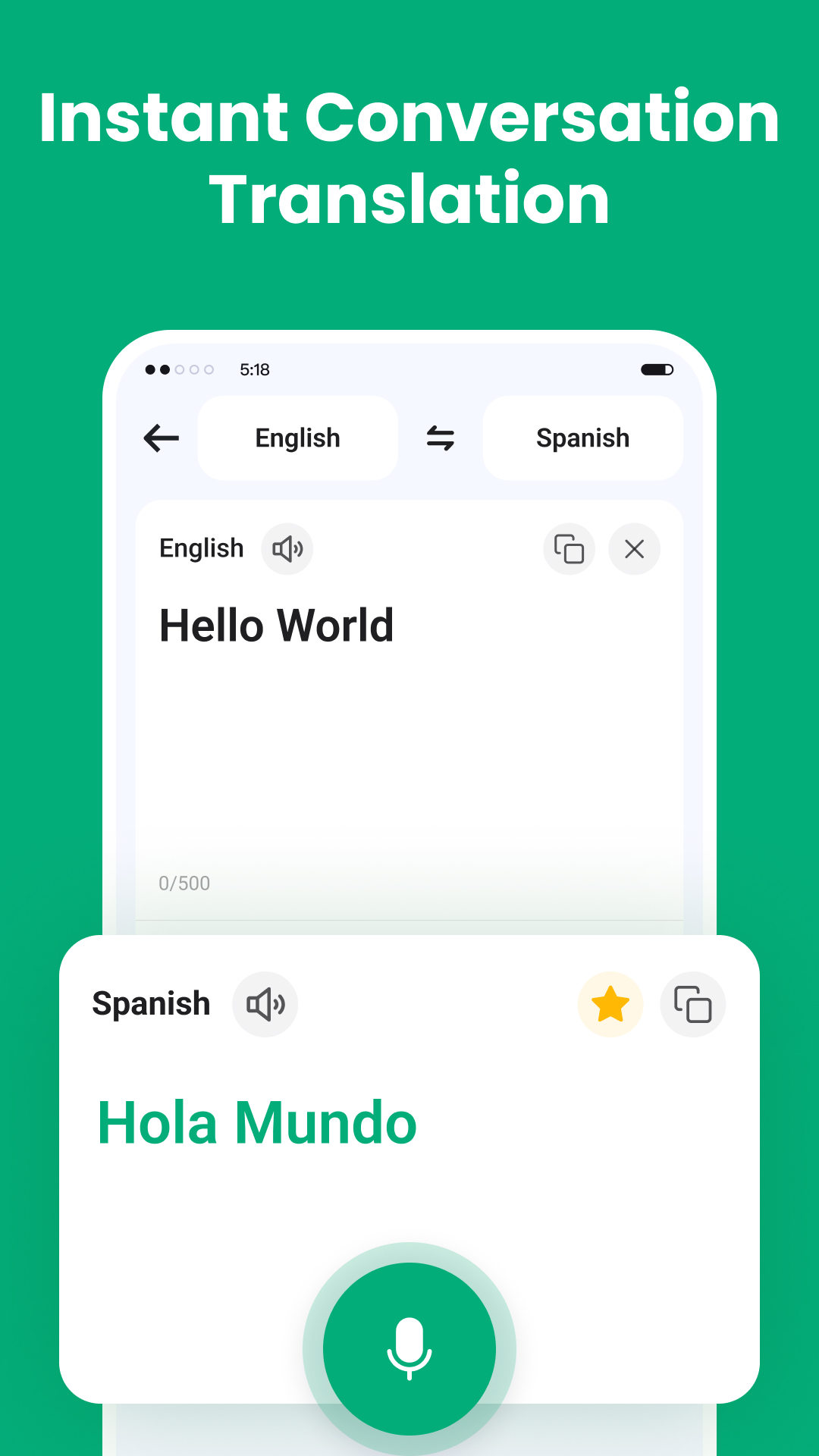 اسکرین شات 3 برنامه Easy Translate - Voice & TXT