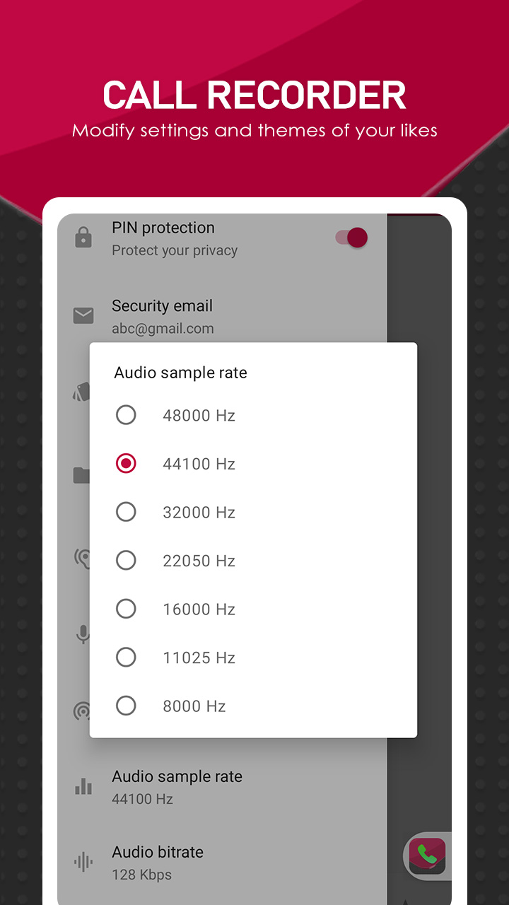 اسکرین شات 5 برنامه Easy Auto Call Recorder
