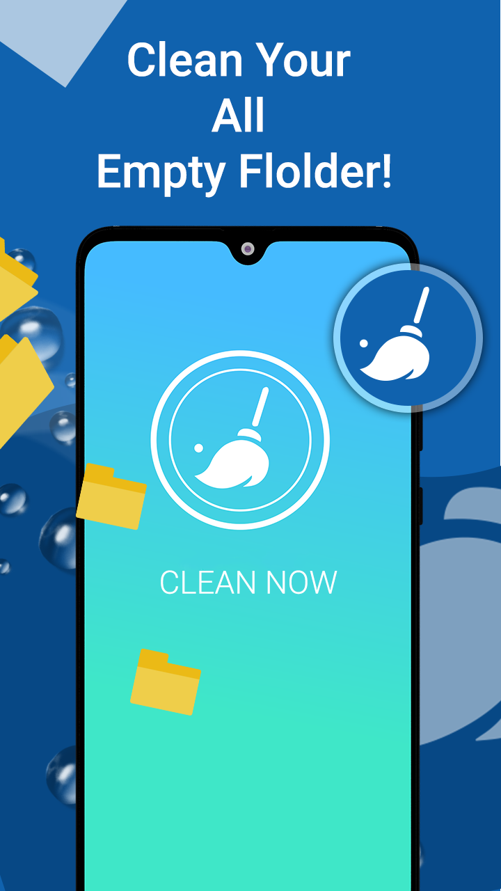 اسکرین شات 2 برنامه Empty folder Cleaner - Delete
