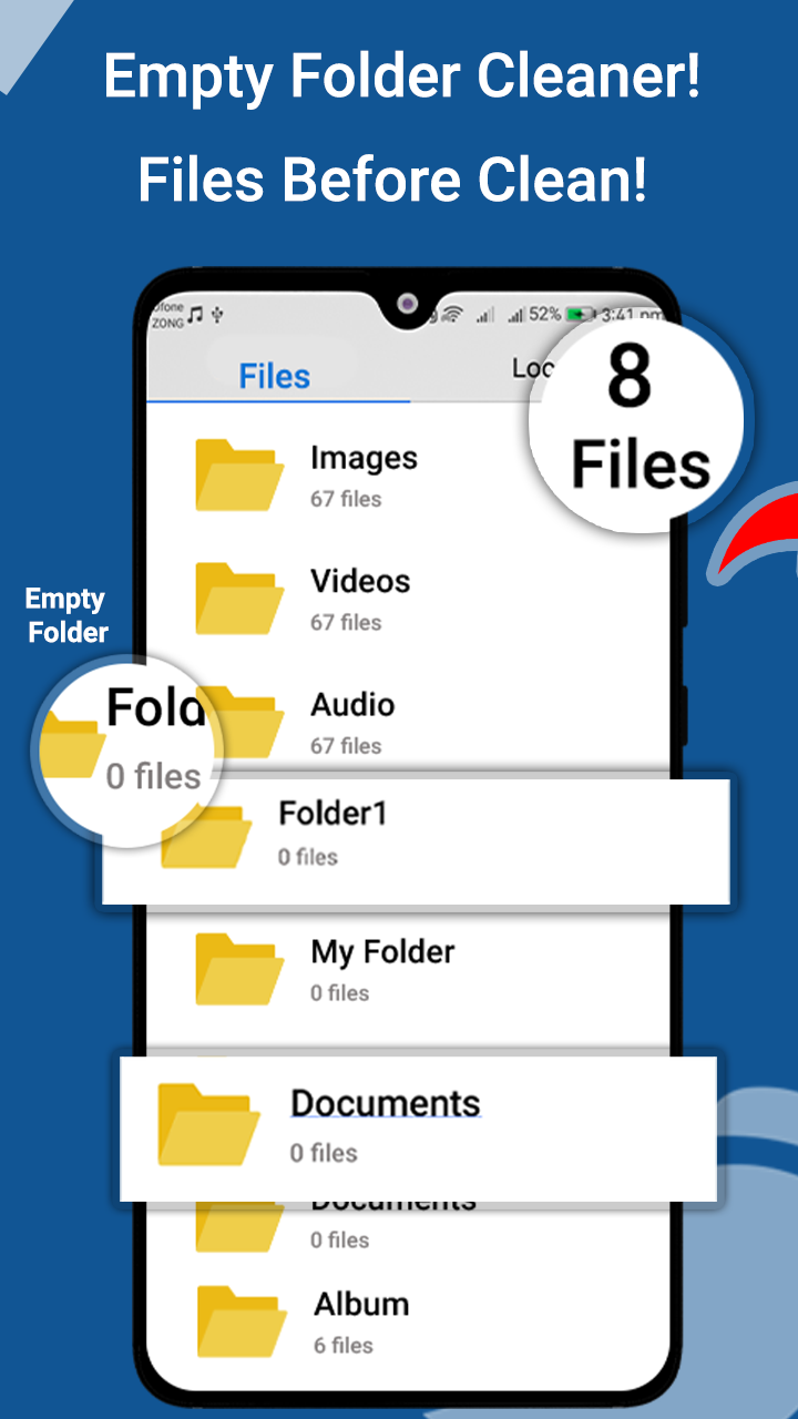 اسکرین شات 5 برنامه Empty folder Cleaner - Delete