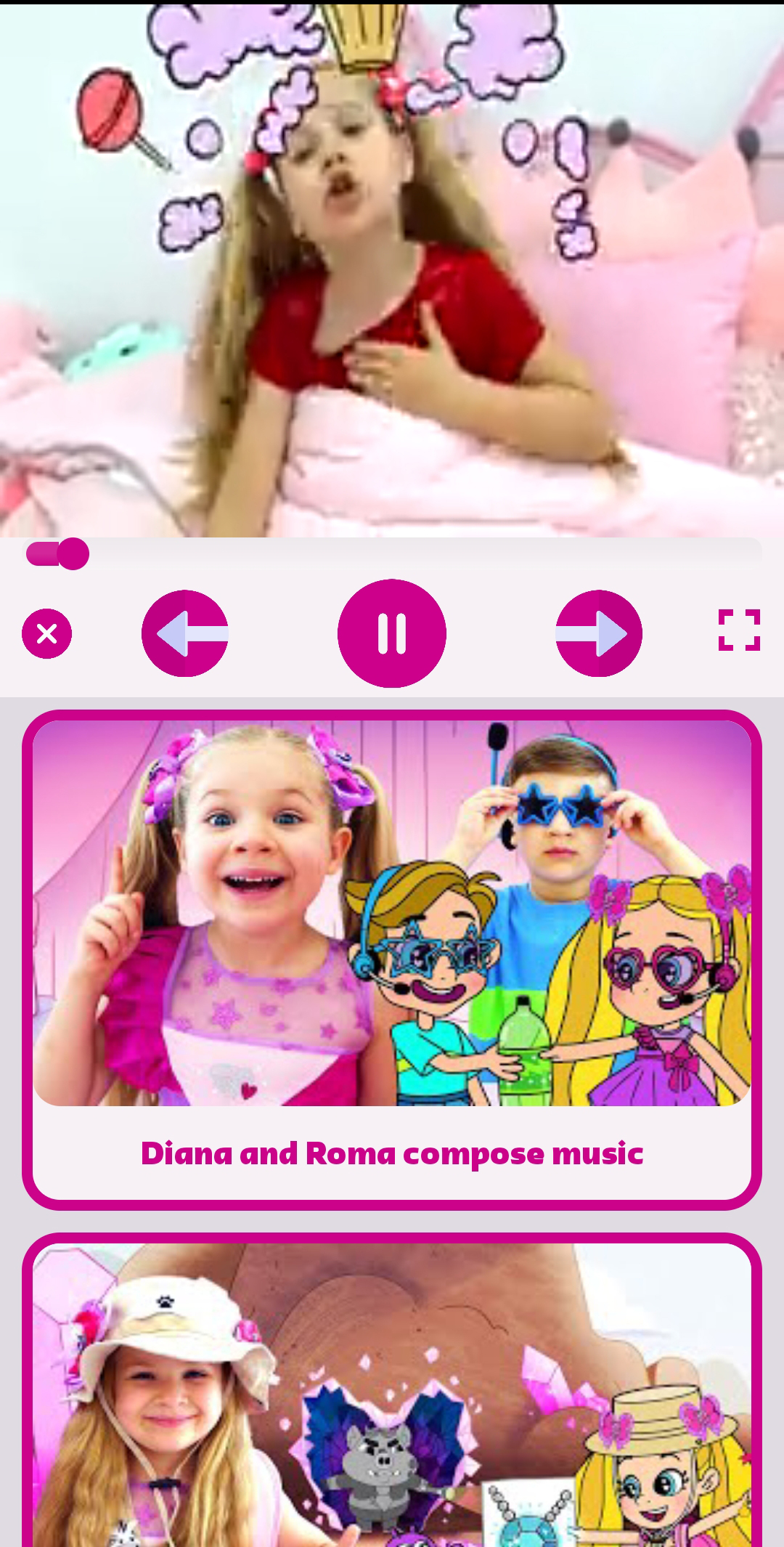 اسکرین شات 6 برنامه Diana and Roma offline