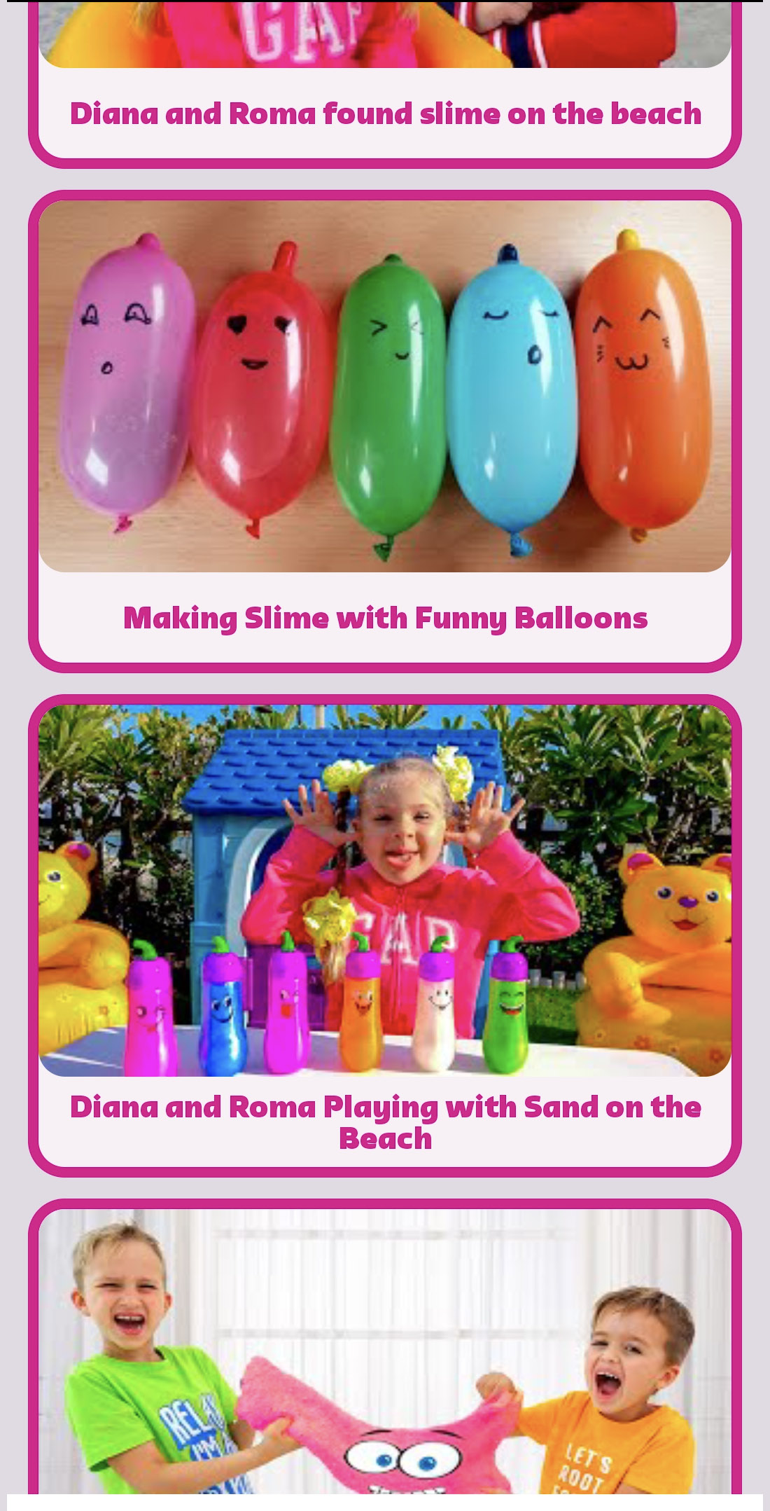 اسکرین شات 5 برنامه Slime Videos - Offline