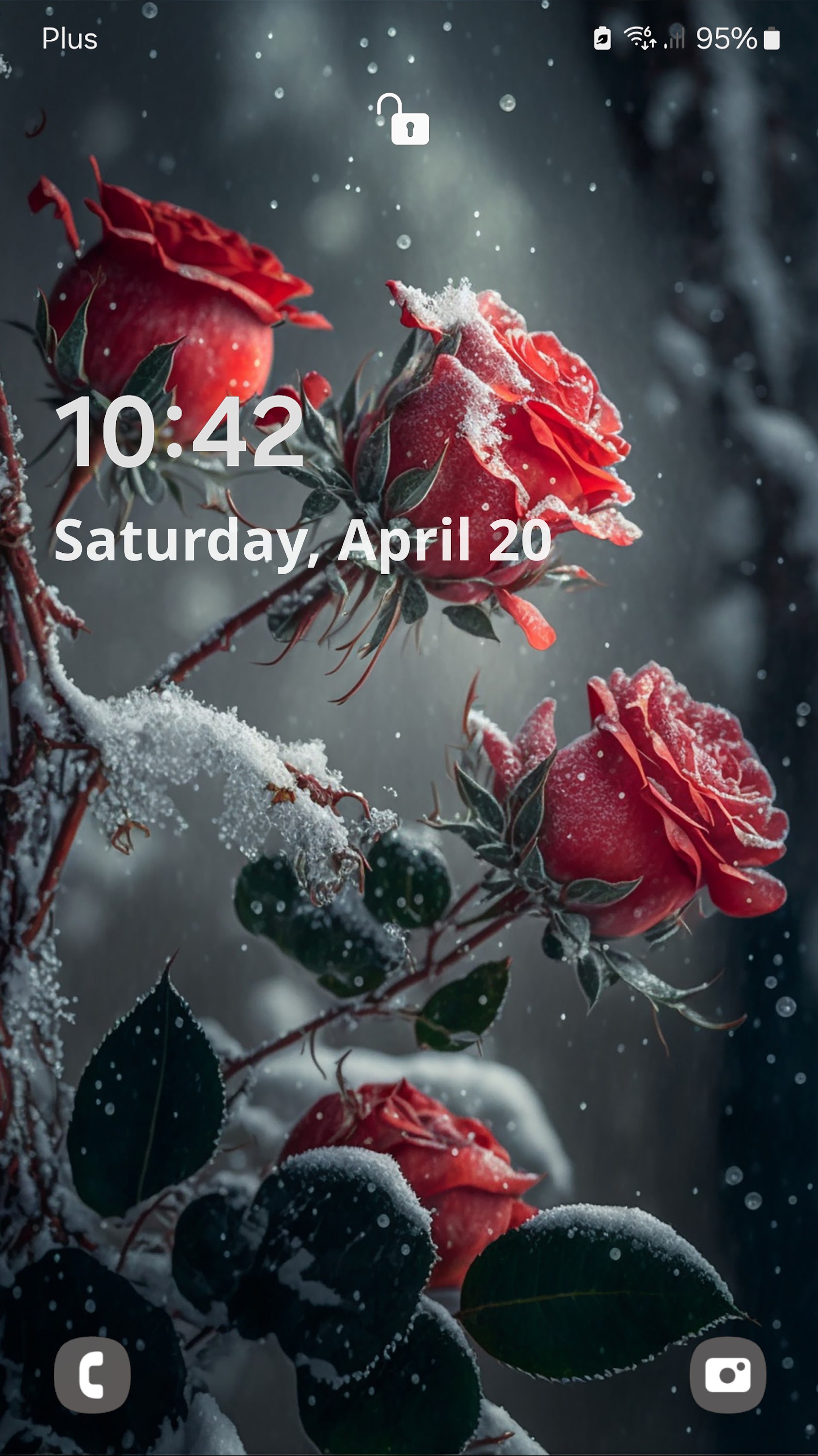 اسکرین شات 5 برنامه Wallpapers with flowers in 4K