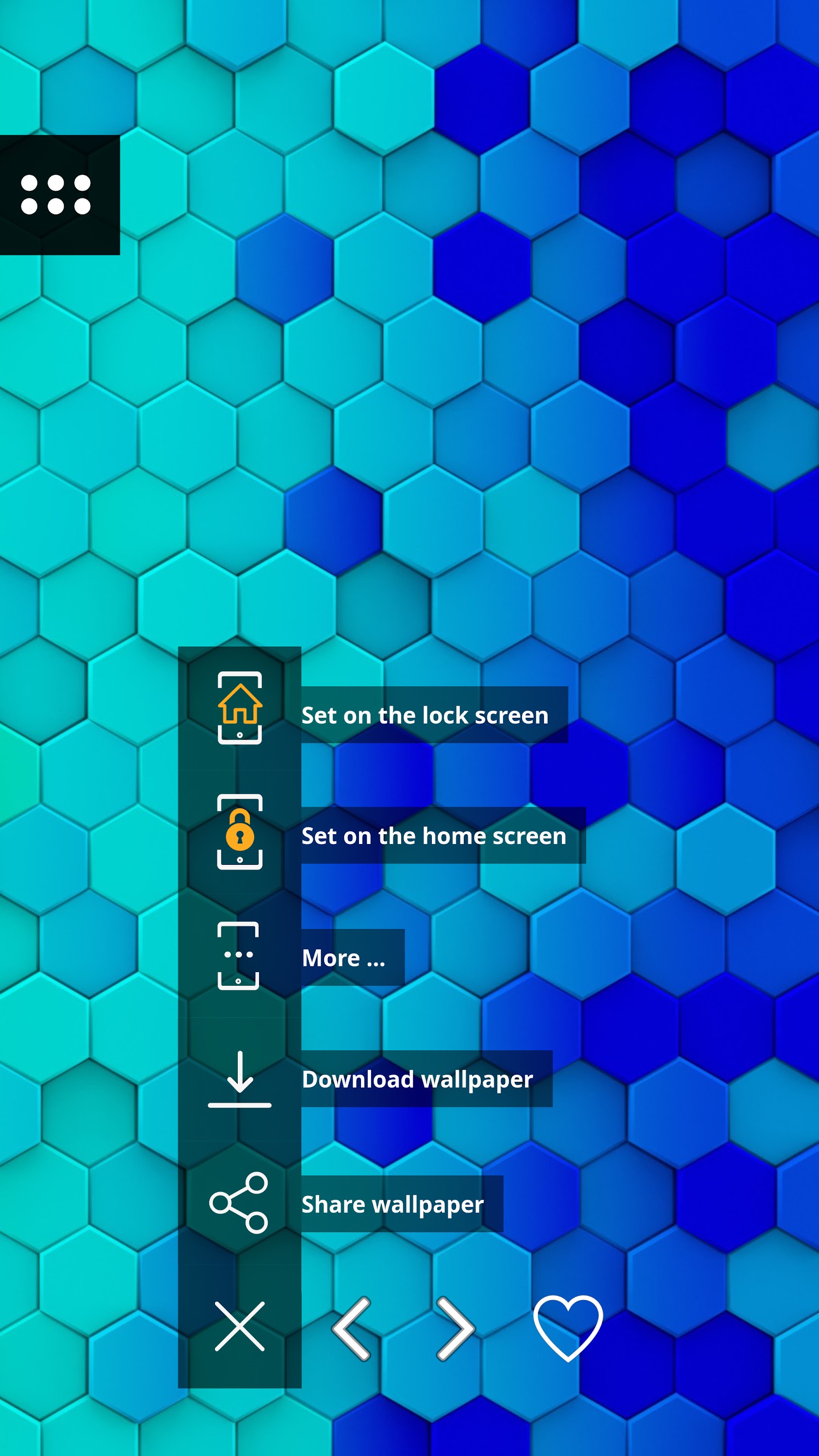 اسکرین شات 2 برنامه Beautiful Wallpapers in 3D