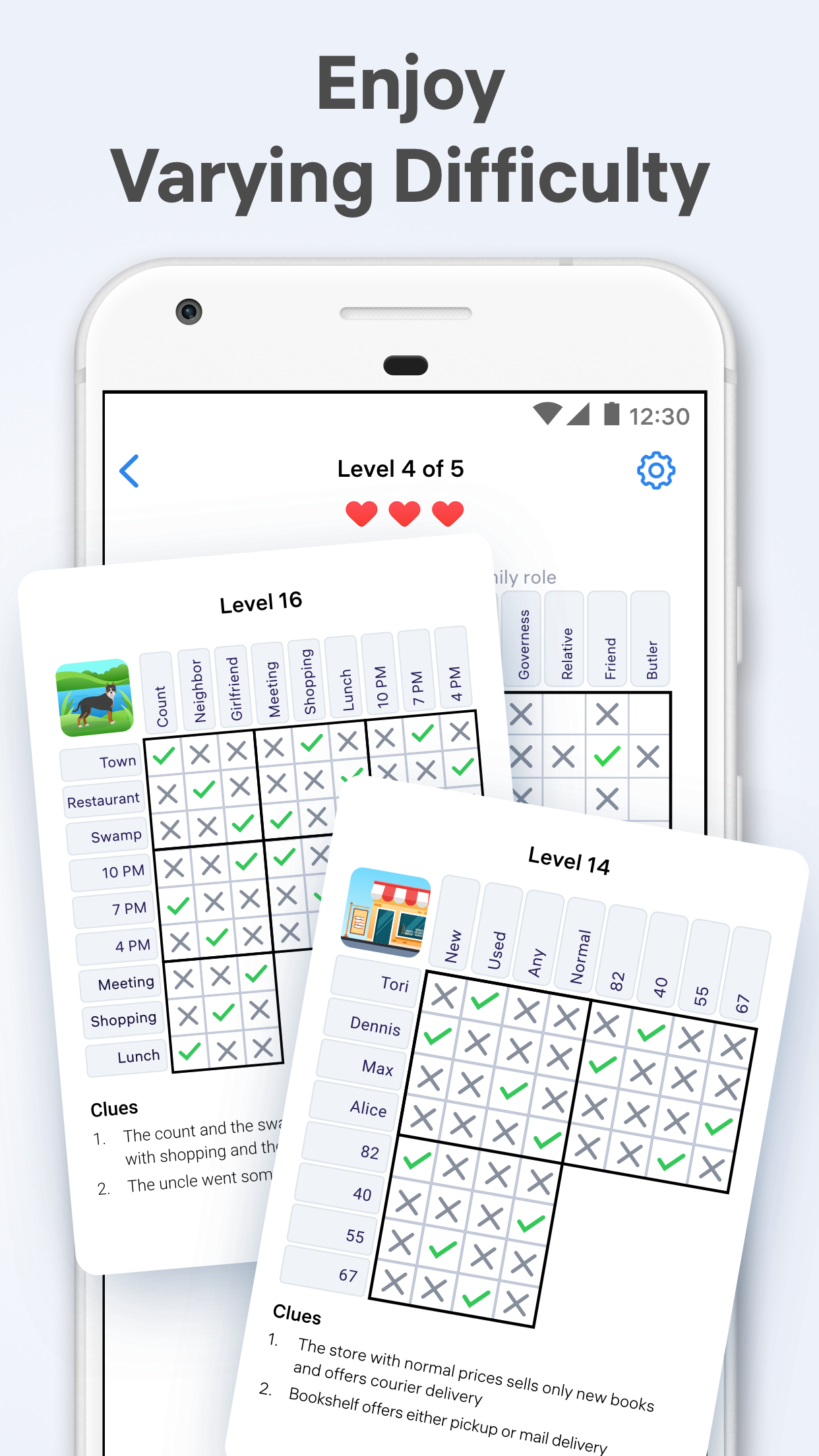 اسکرین شات 5 بازی Logic Puzzles - Brain Riddles