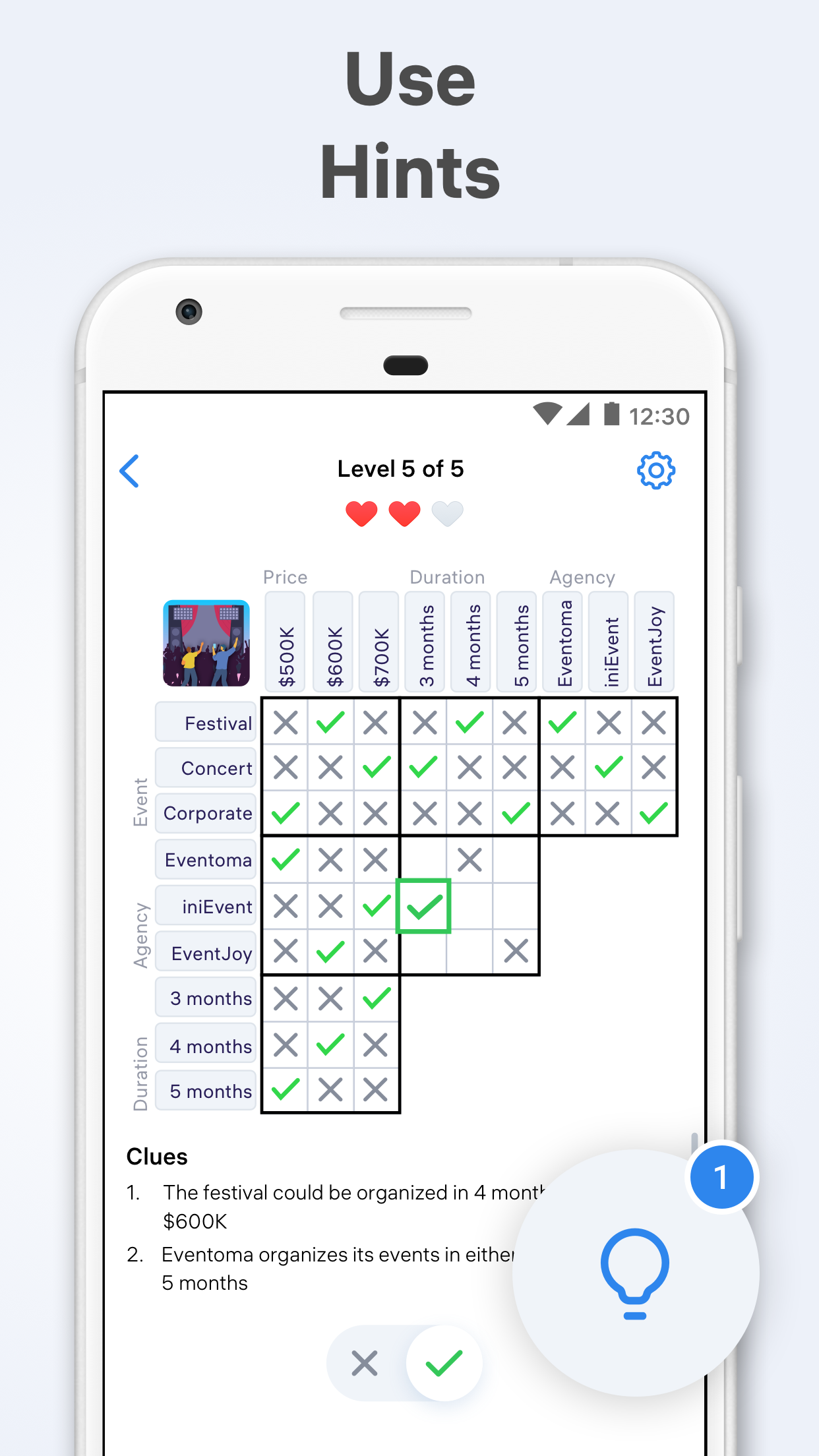 اسکرین شات 6 بازی Logic Puzzles - Brain Teasers