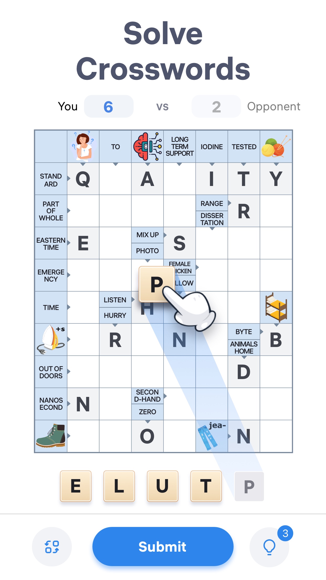 اسکرین شات 1 بازی Crossword Master - Word Puzzle