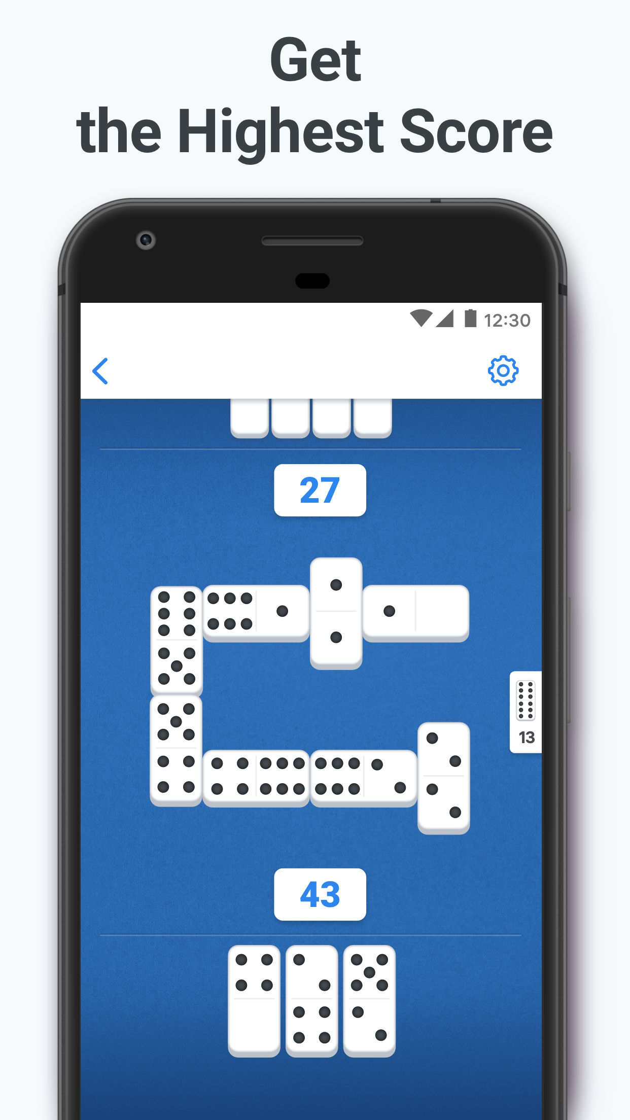 اسکرین شات 3 بازی Dominoes - classic domino game