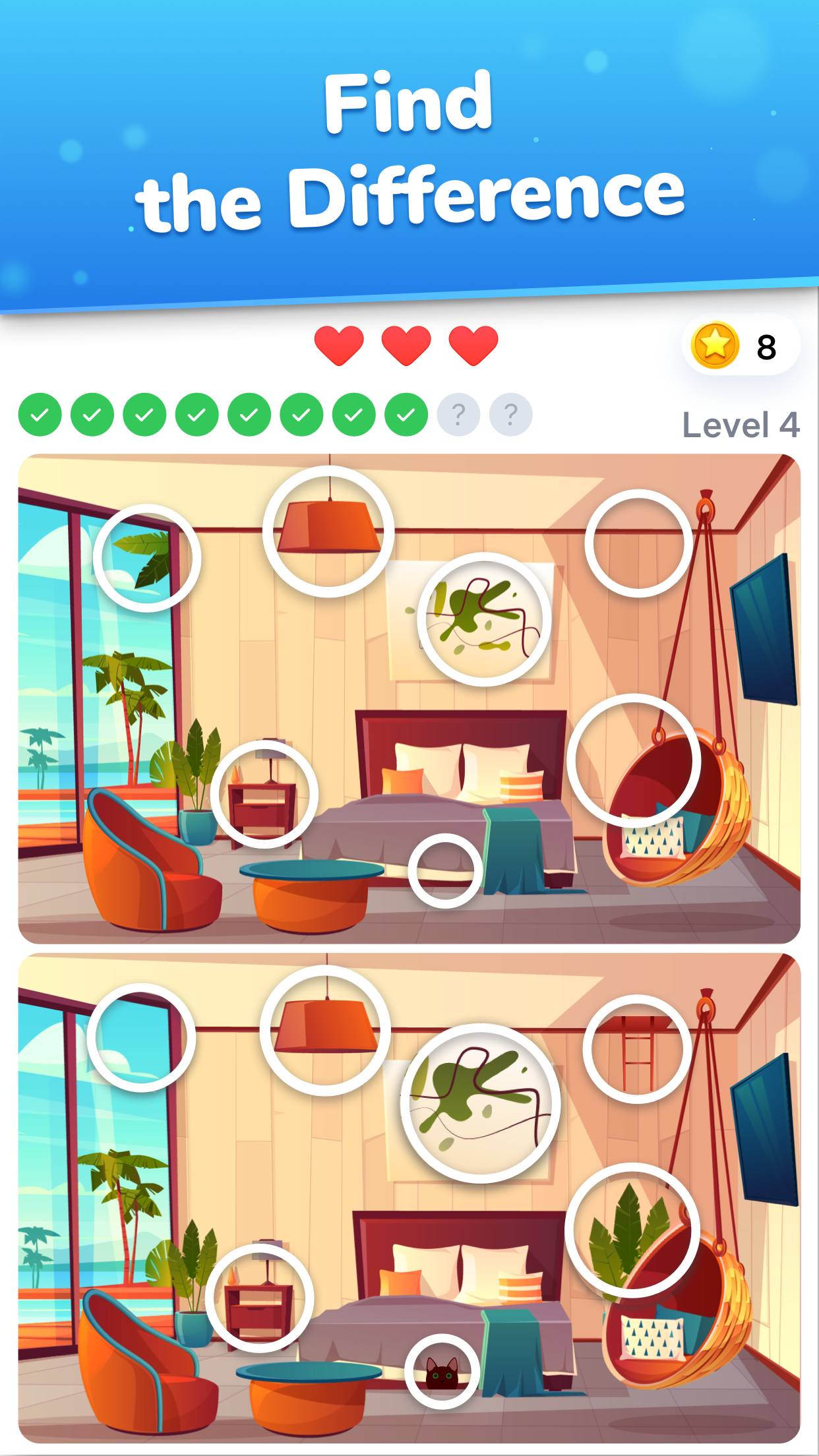 اسکرین شات 1 بازی Differences - find & spot them