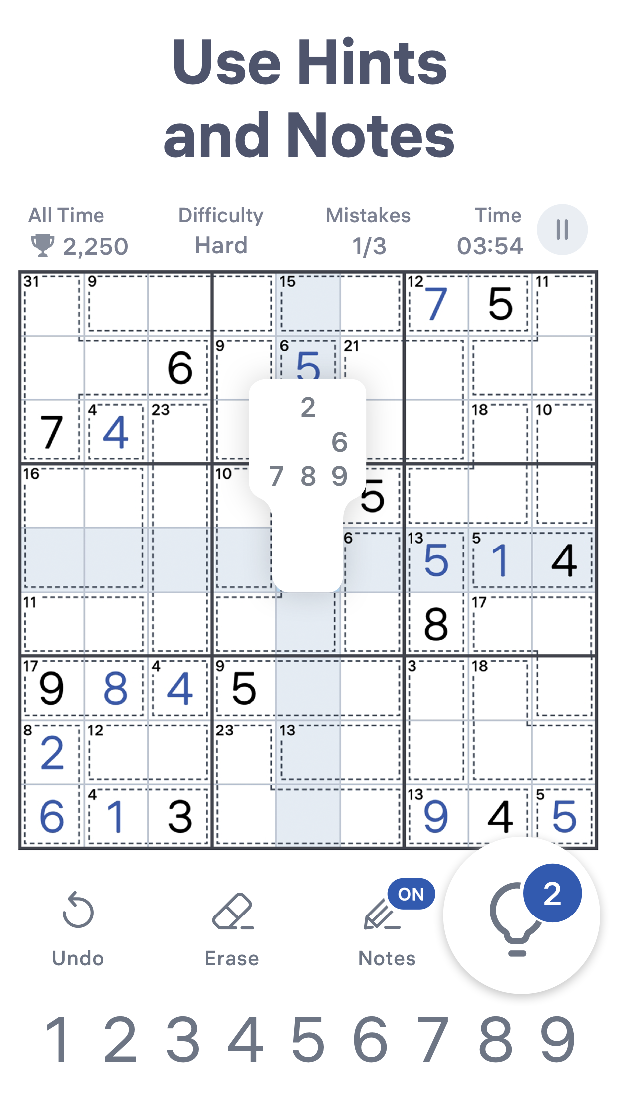 اسکرین شات 7 بازی Killer Sudoku by Sudoku.com