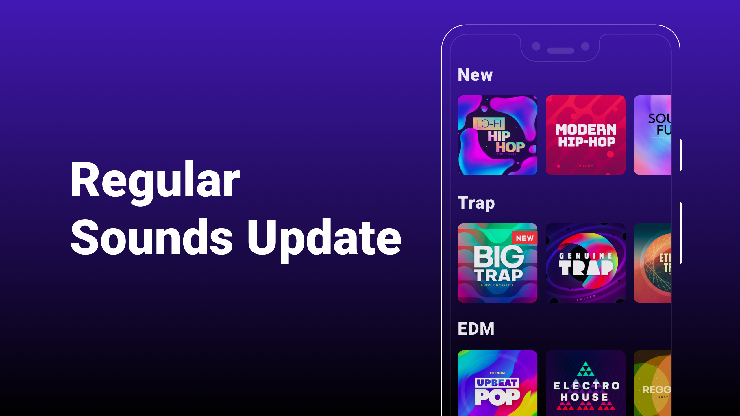 اسکرین شات 2 برنامه Groovepad - music & beat maker