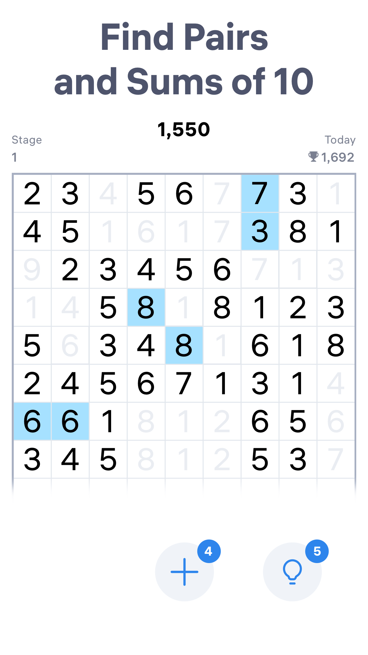 اسکرین شات 1 بازی Number Match - Number Games