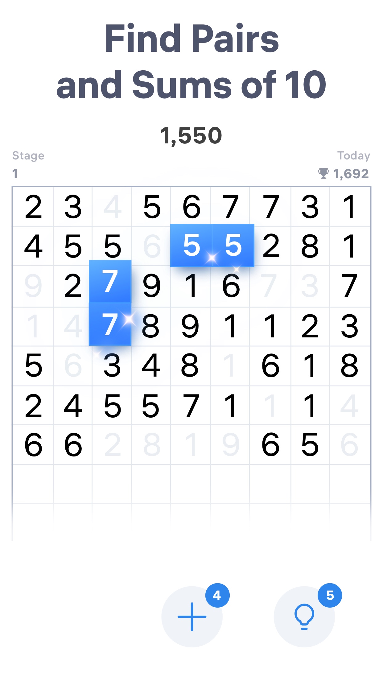 اسکرین شات 1 بازی Number Match - Number Games
