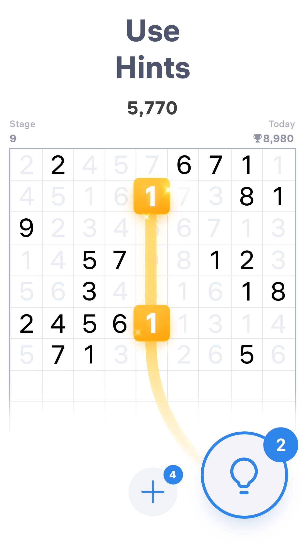 اسکرین شات 4 بازی Number Match - Number Games