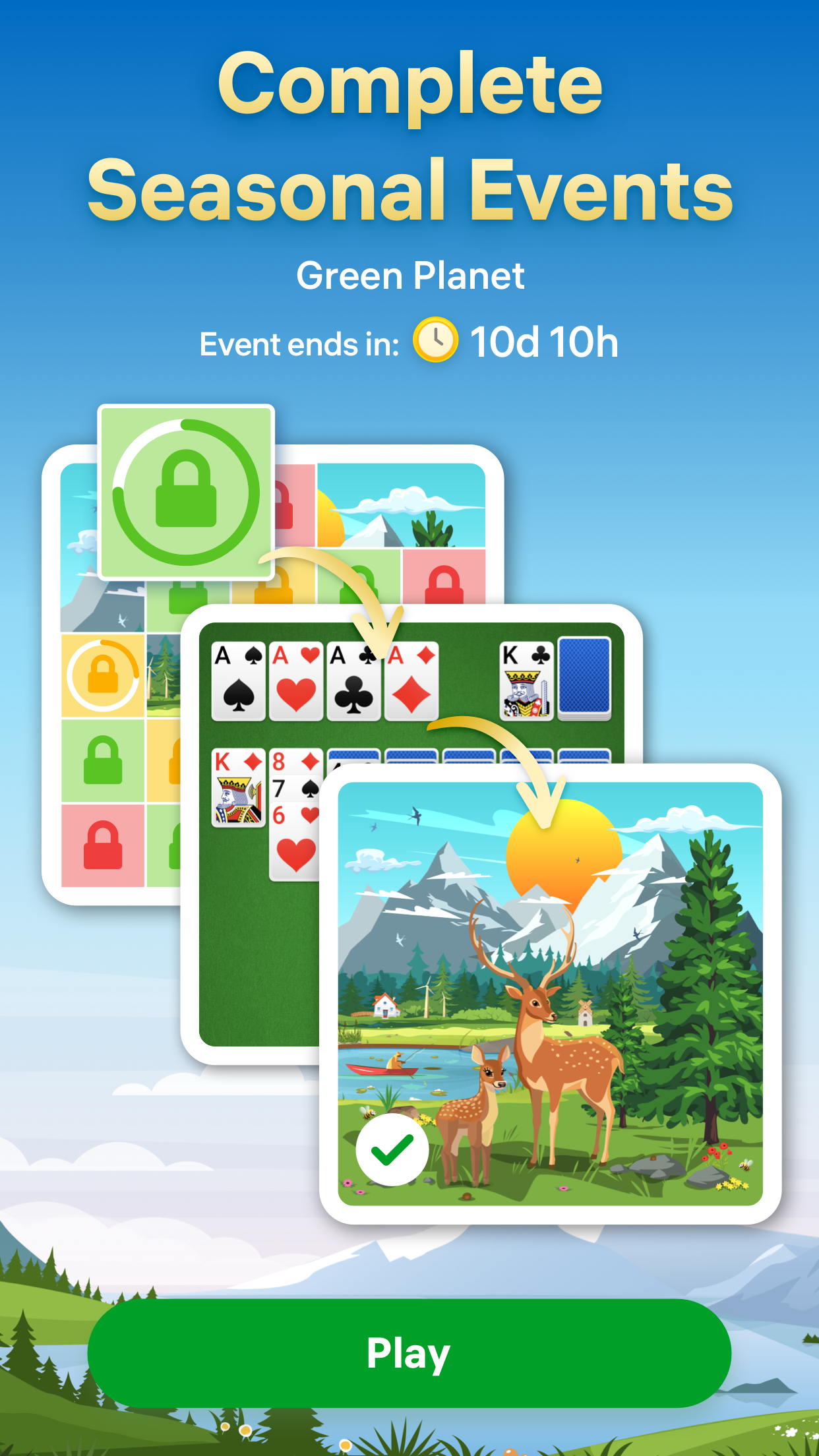 اسکرین شات 4 بازی Solitaire - Classic Card Game
