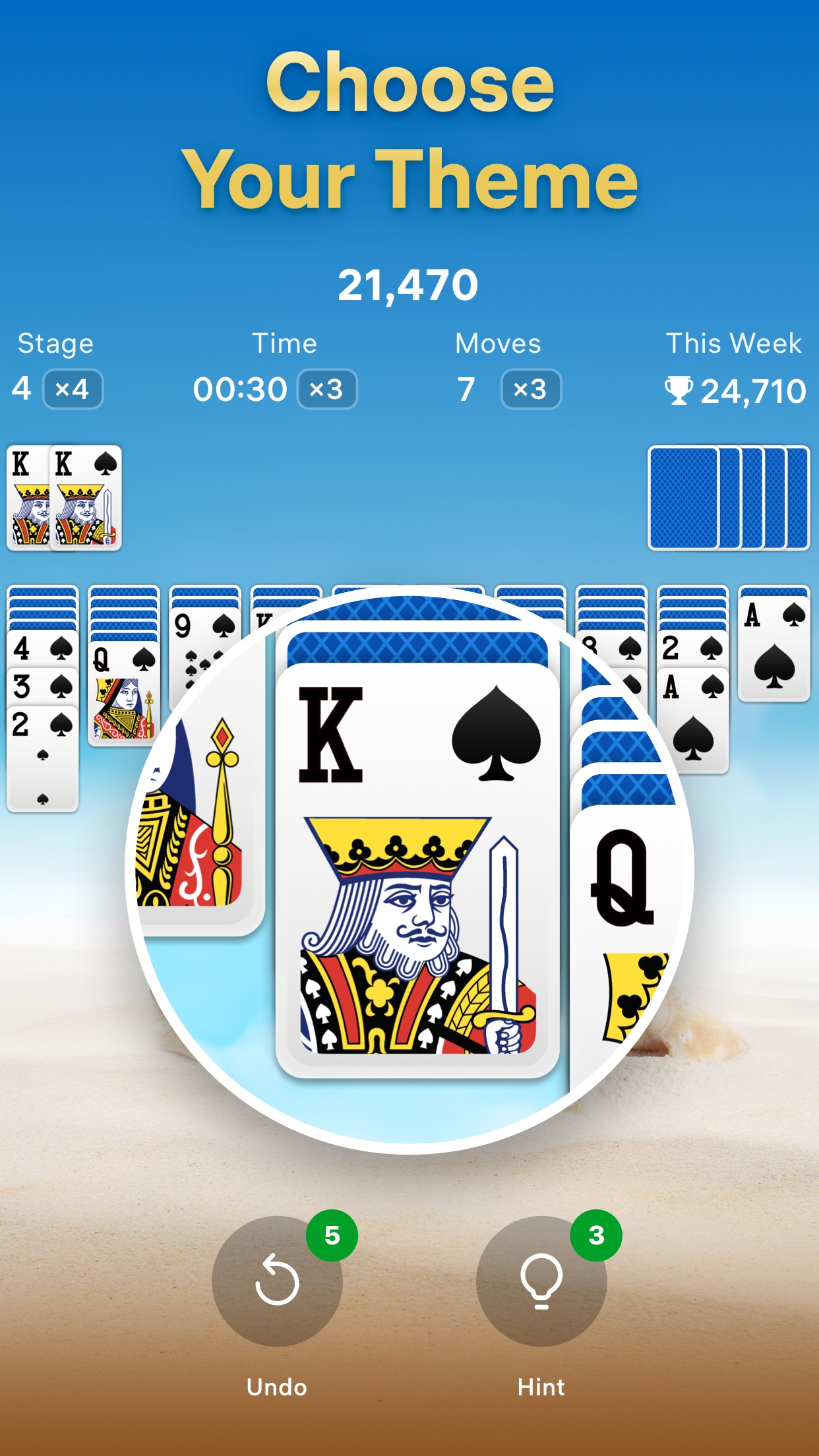 اسکرین شات 5 بازی Spider Solitaire