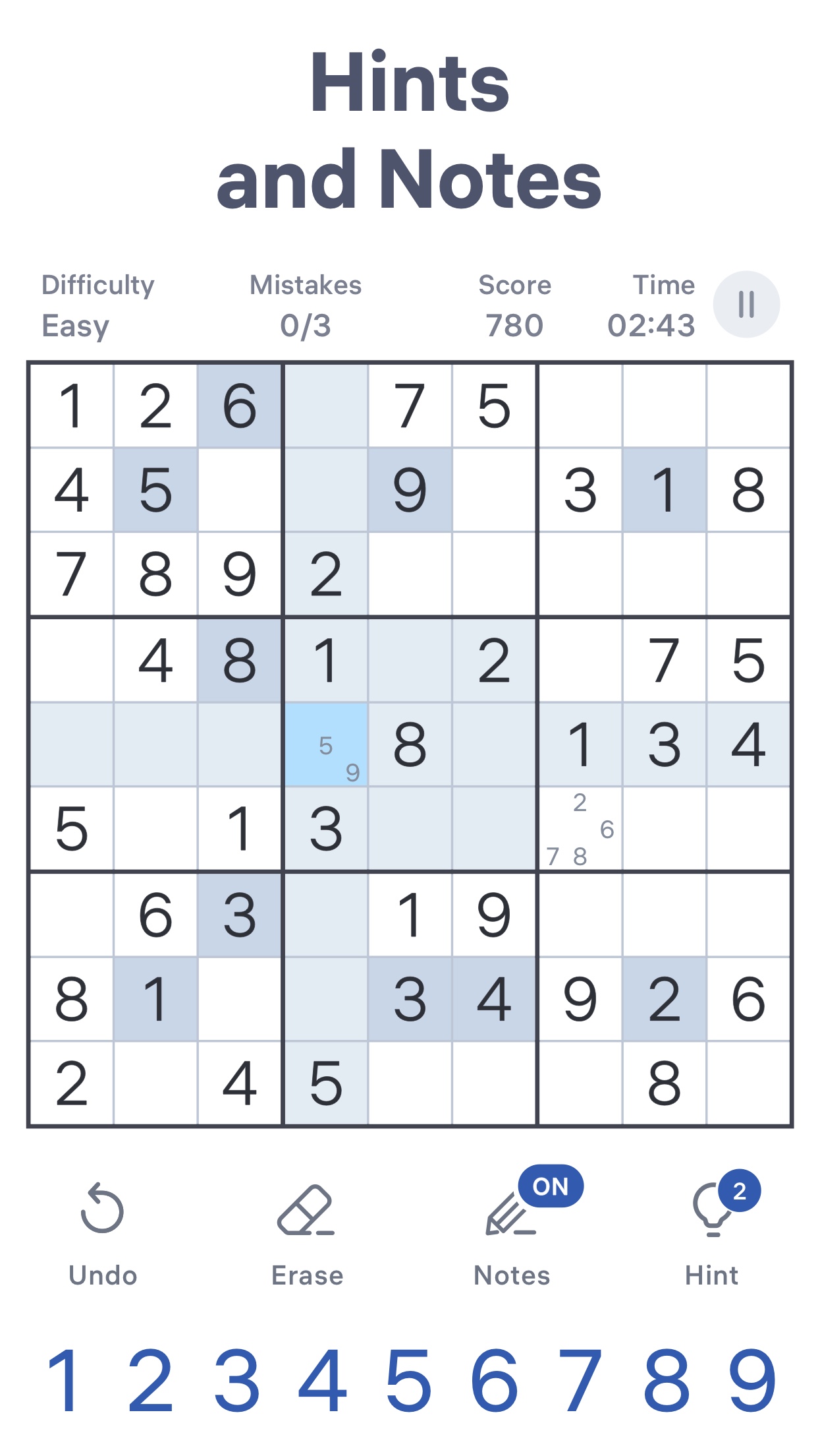 اسکرین شات 7 بازی Sudoku.com - Classic Sudoku