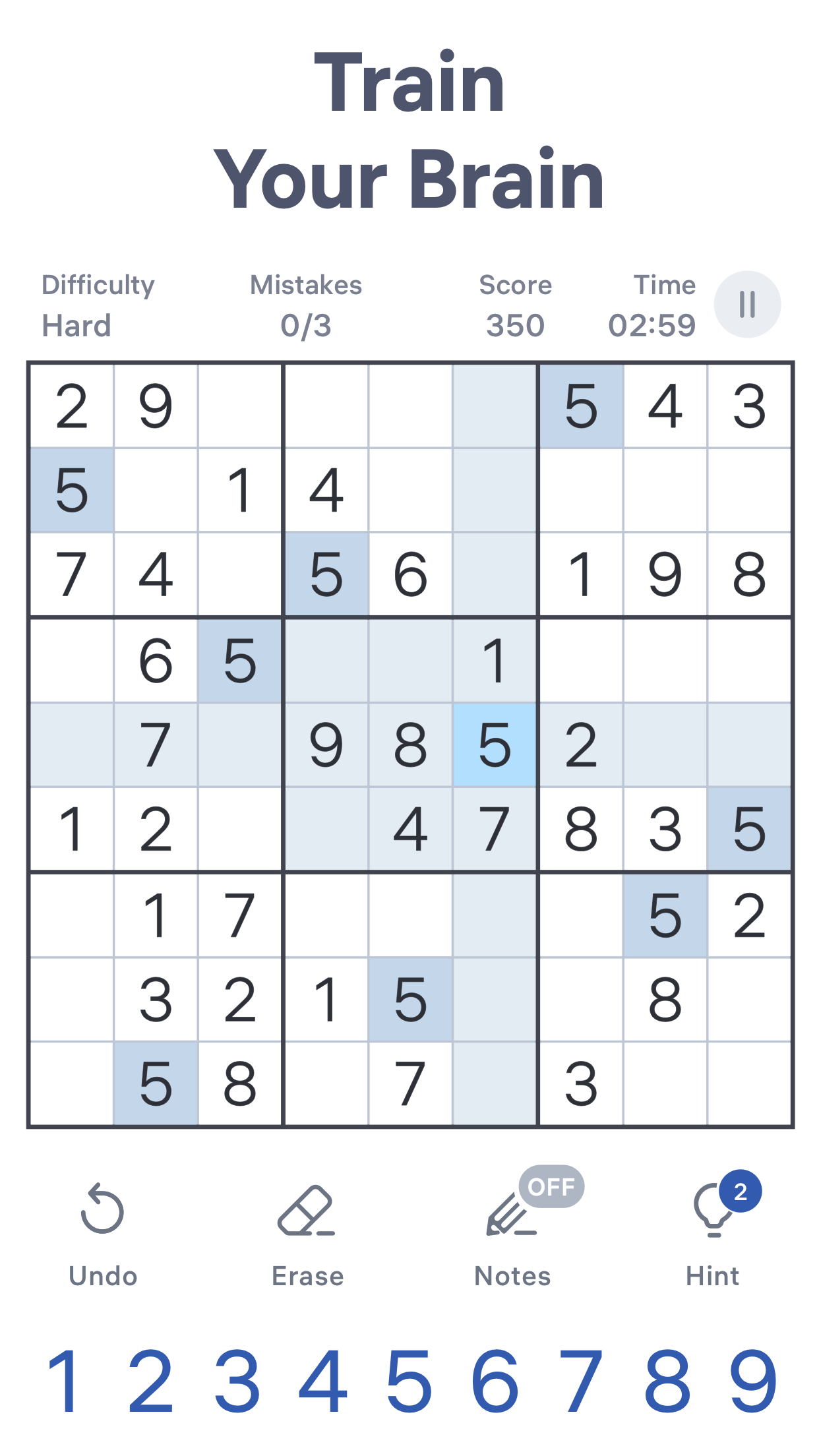 اسکرین شات 2 بازی Sudoku.com - Classic Sudoku