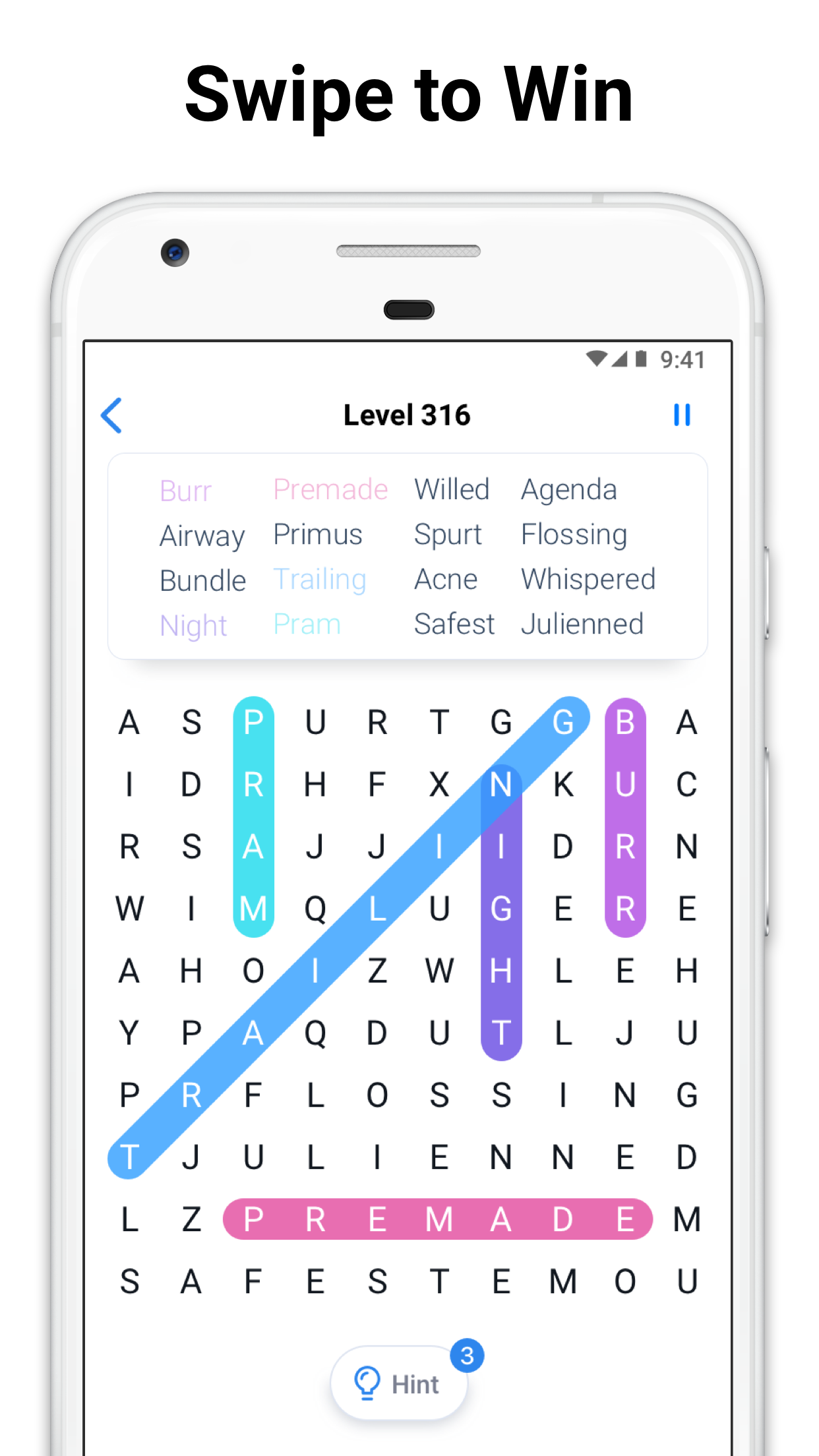 اسکرین شات 3 بازی Word Search - crossword puzzle