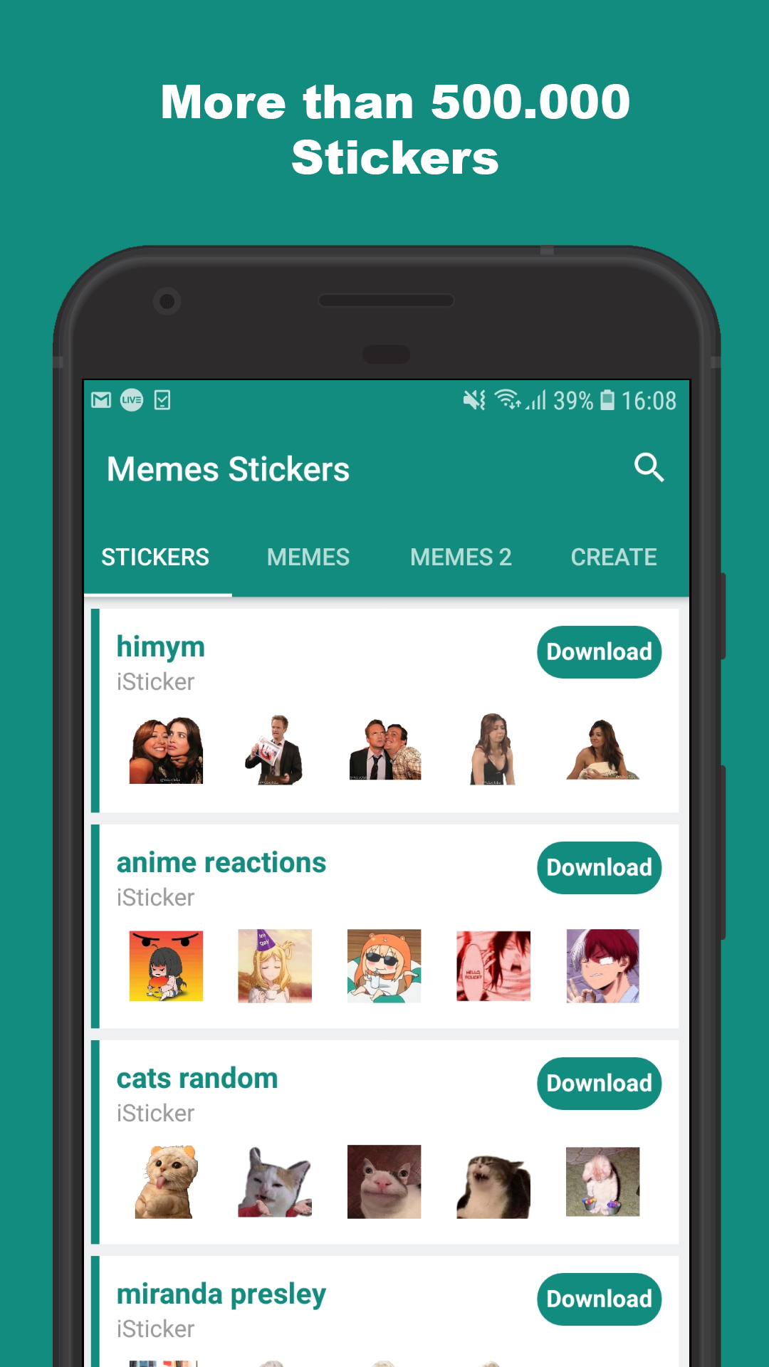 اسکرین شات 1 برنامه Stickers for whatsapp animated