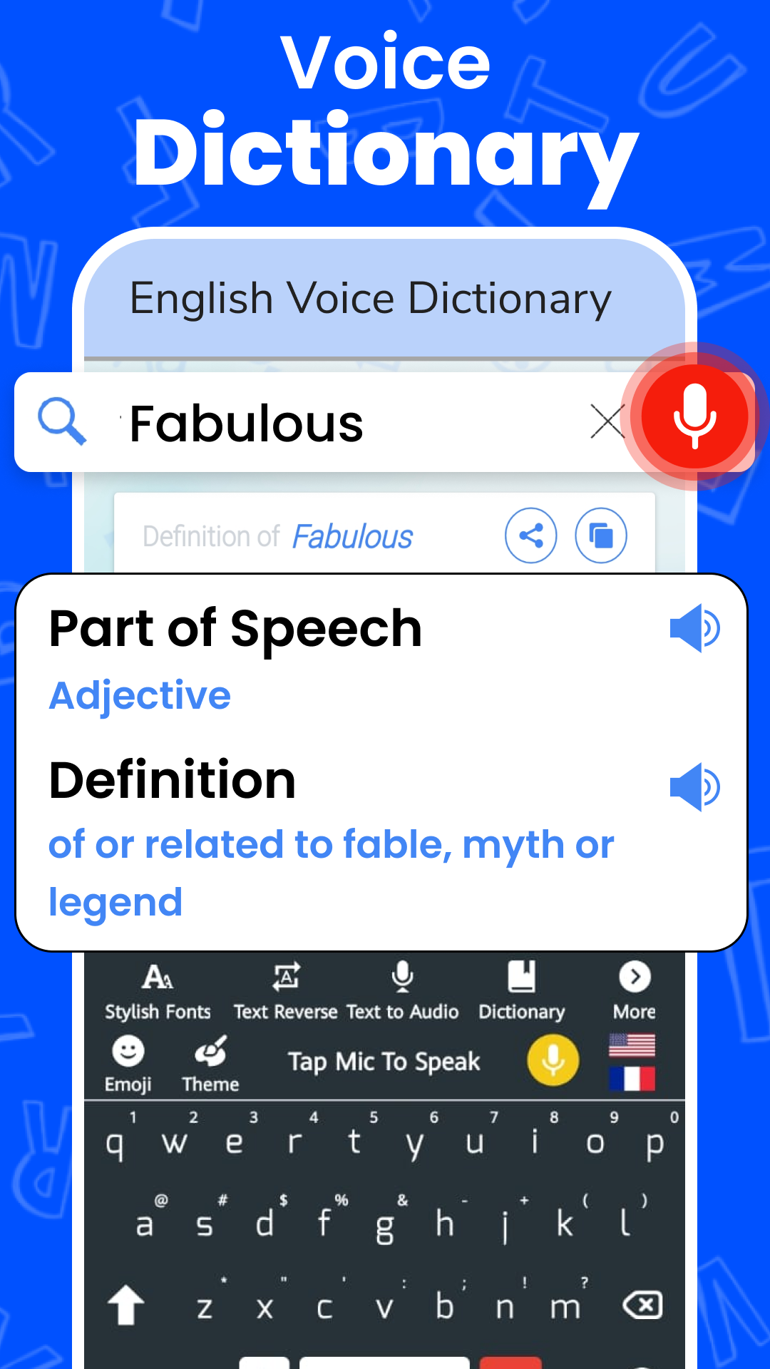 اسکرین شات 5 برنامه Easy English Voice Keyboard