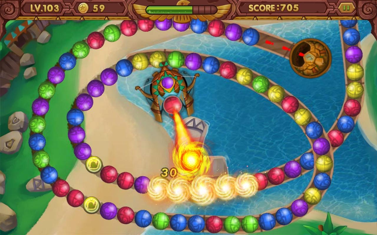 اسکرین شات 3 بازی Marble Legend 2