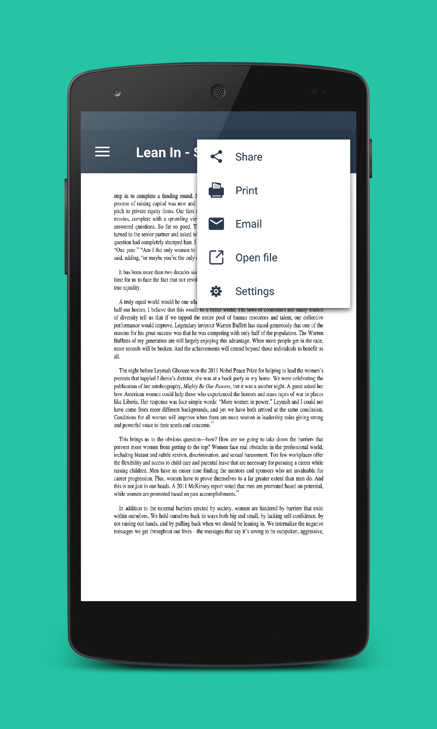 اسکرین شات 1 برنامه PDF Viewer & Reader