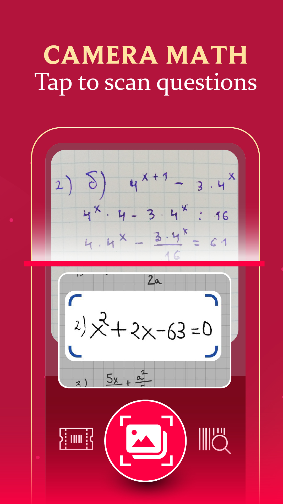 اسکرین شات 2 برنامه Easy Math: AI Homework Helper