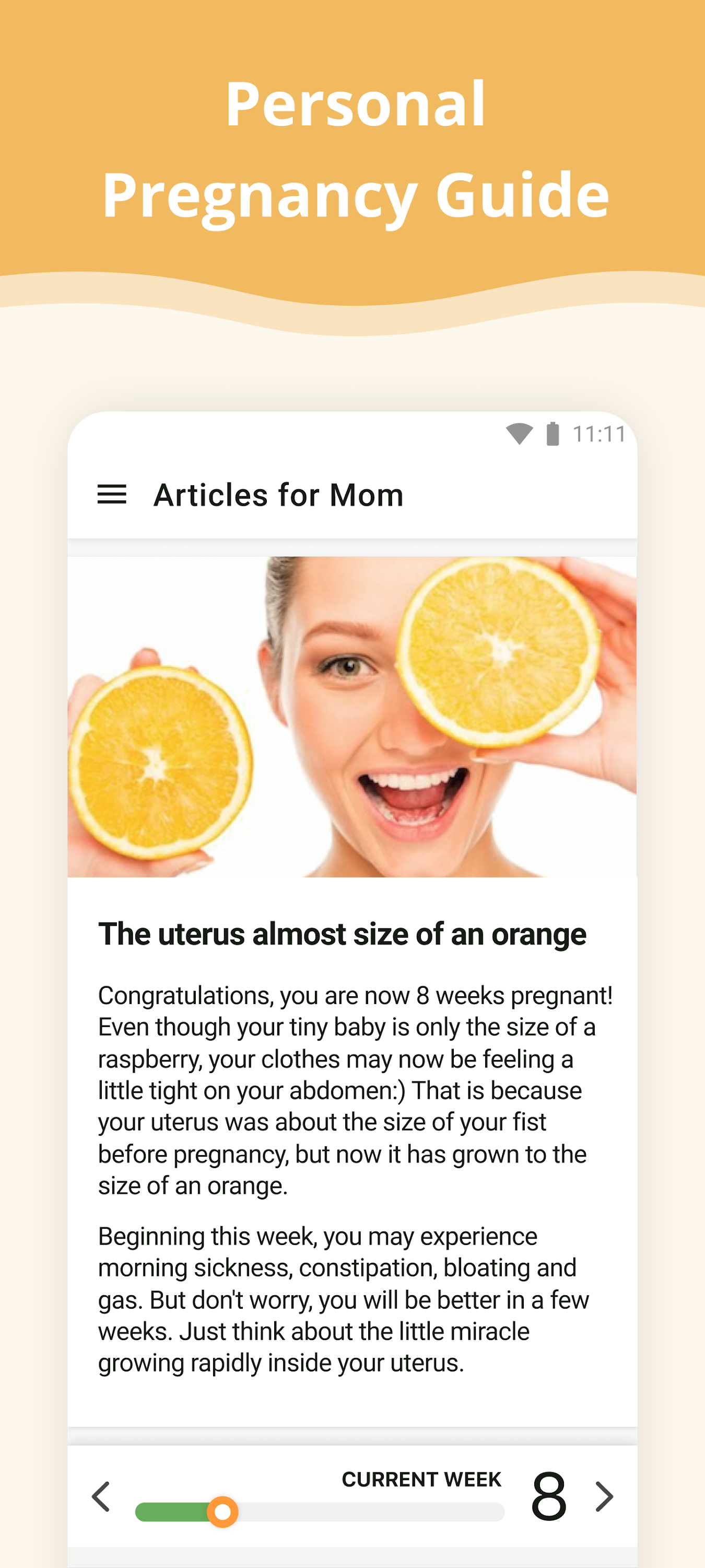 اسکرین شات 8 برنامه Pregnancy App