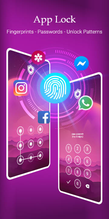اسکرین شات 2 برنامه Applock - Fingerprint, passwds