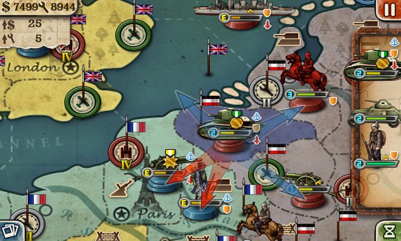 اسکرین شات 1 بازی European War 3