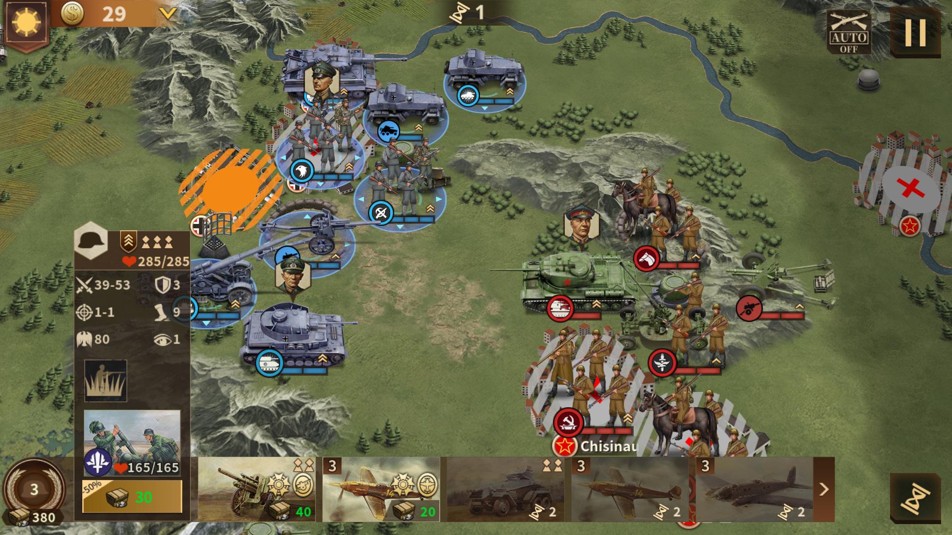 اسکرین شات 1 بازی Glory of Generals 3 - WW2 SLG